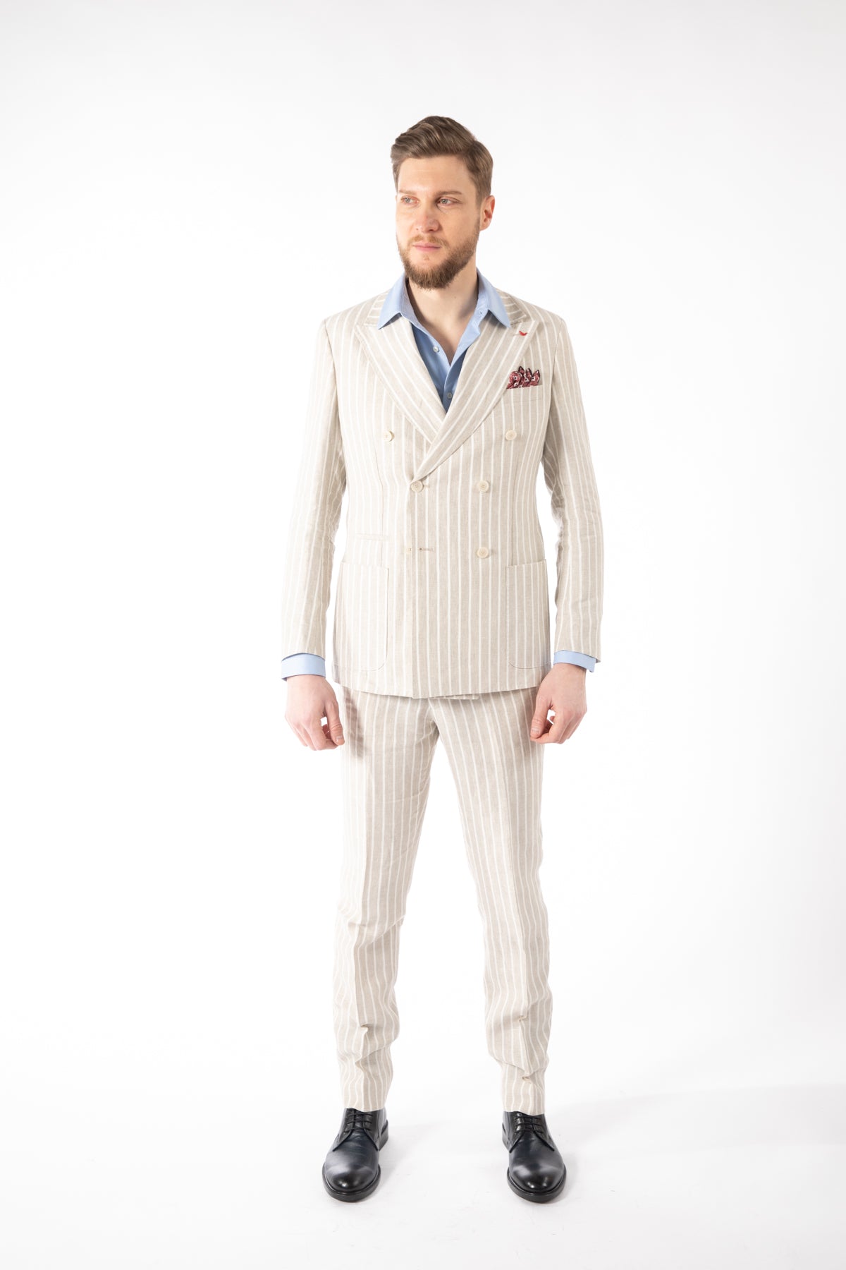 COSTUM REGULAR FIT D'S DAMAT  - Bej