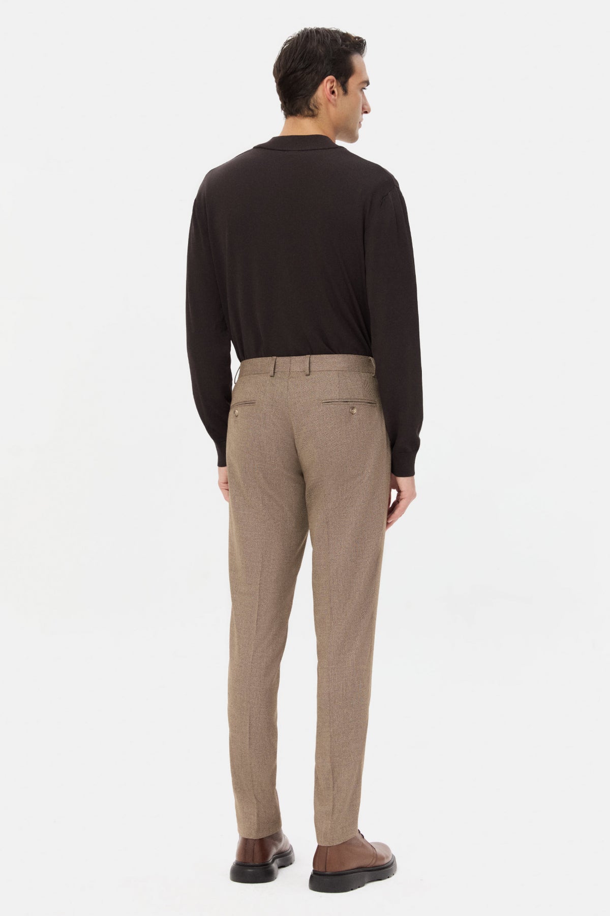 PANTALONI SLIM FIT D'S DAMAT  - Bej