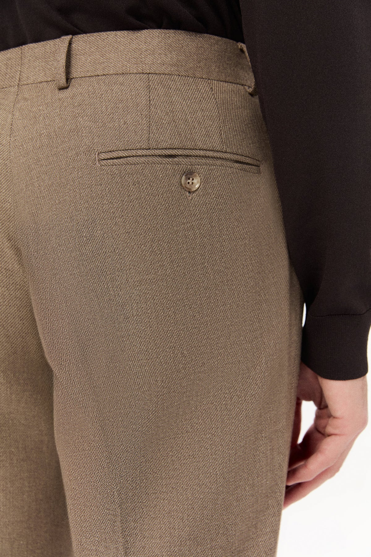 PANTALONI SLIM FIT D'S DAMAT  - Bej