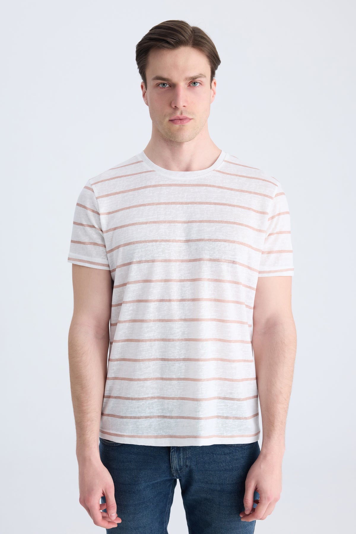 TRICOU REGULAR FIT D'S DAMAT  - Bej