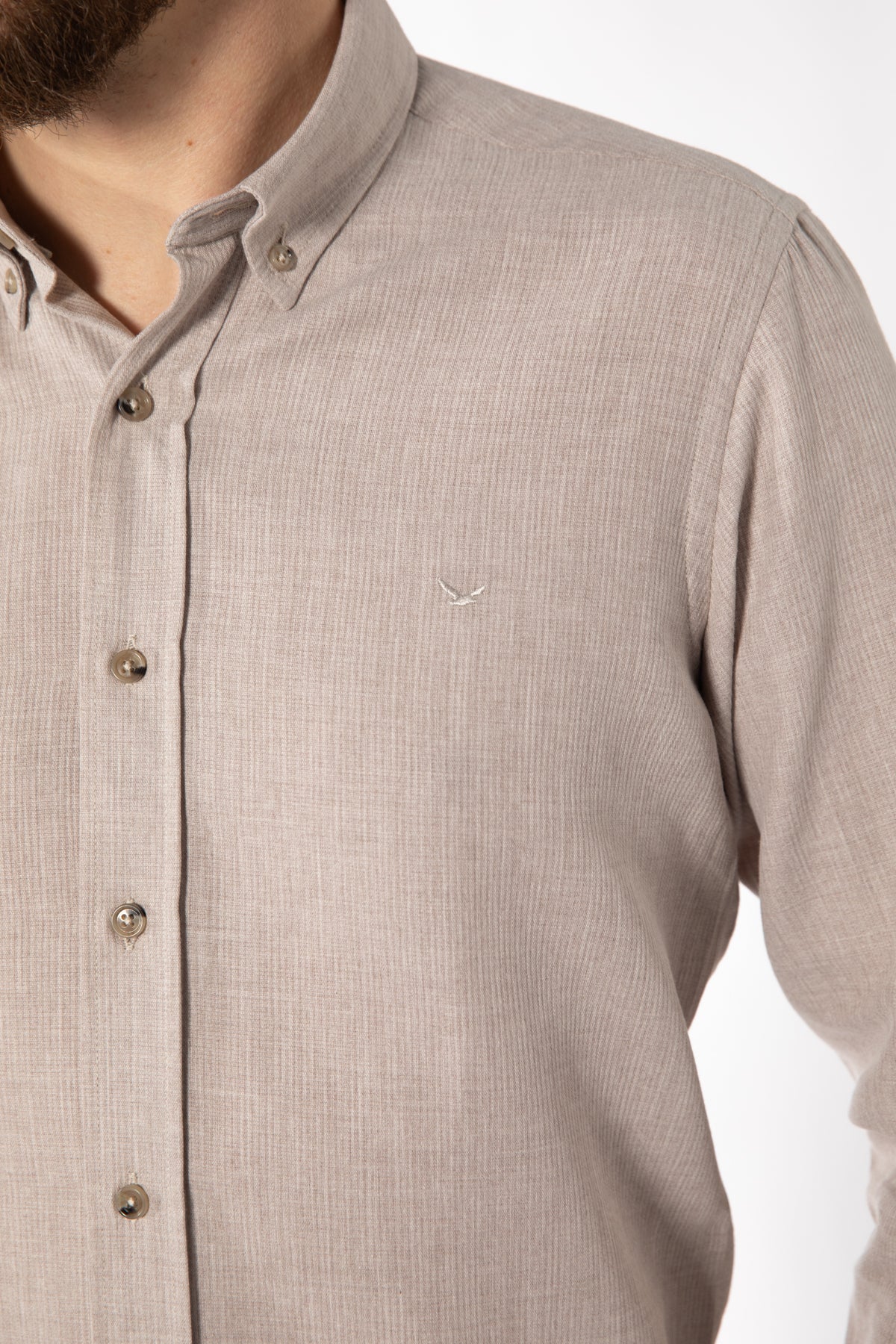 CAMASA CASUAL REGULAR FIT  D'S DAMAT  - Bej