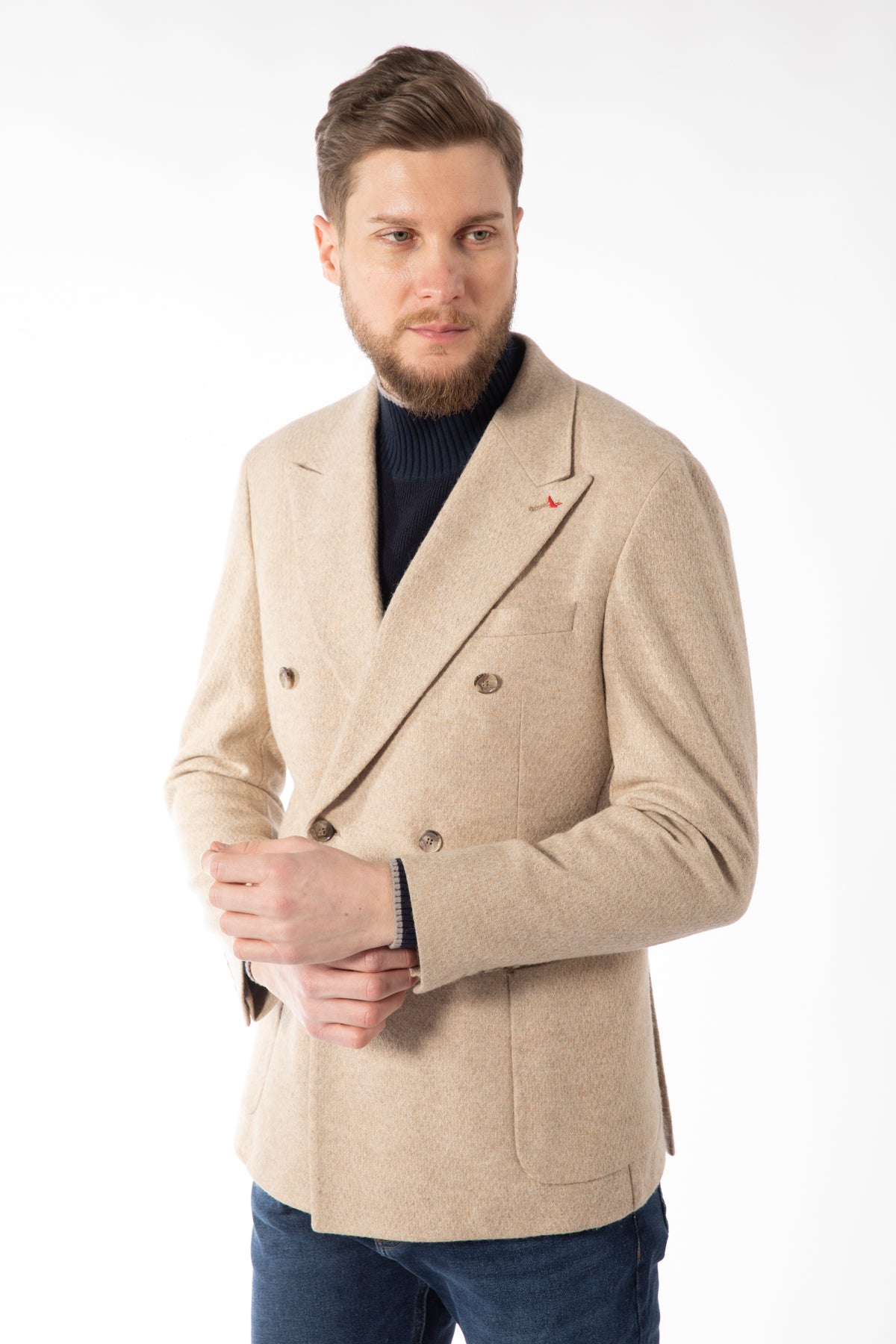 SACOU SLIM FIT D'S DAMAT  - Bej