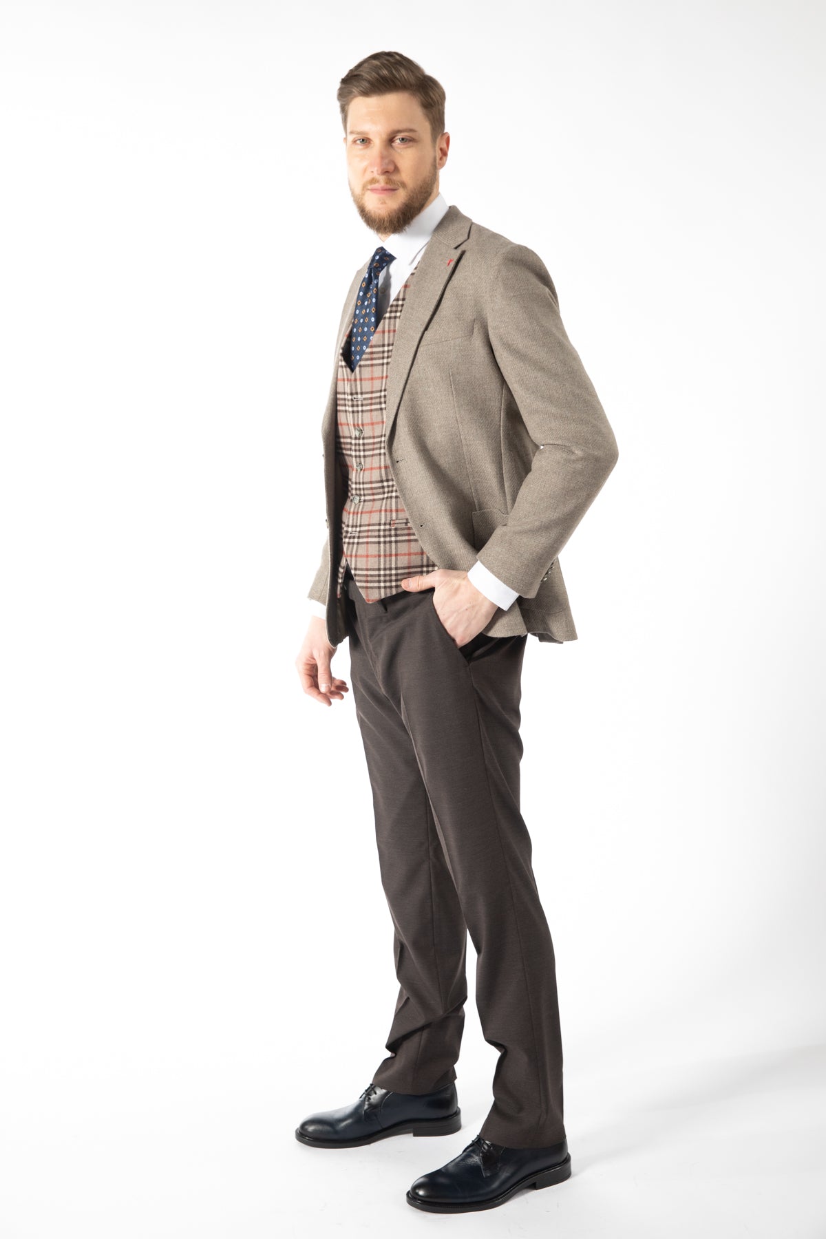COSTUM SLIM FIT D'S DAMAT  - Bej