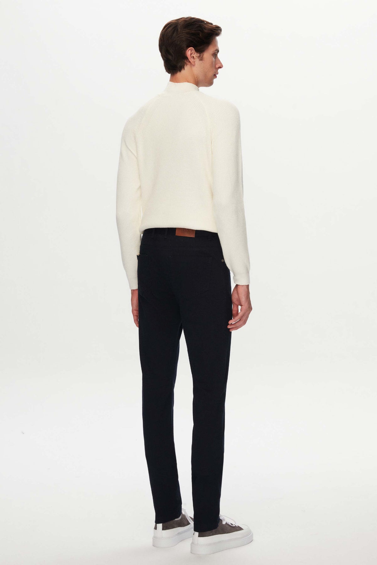 PANTALONI SLIM FIT D'S DAMAT  - Negru