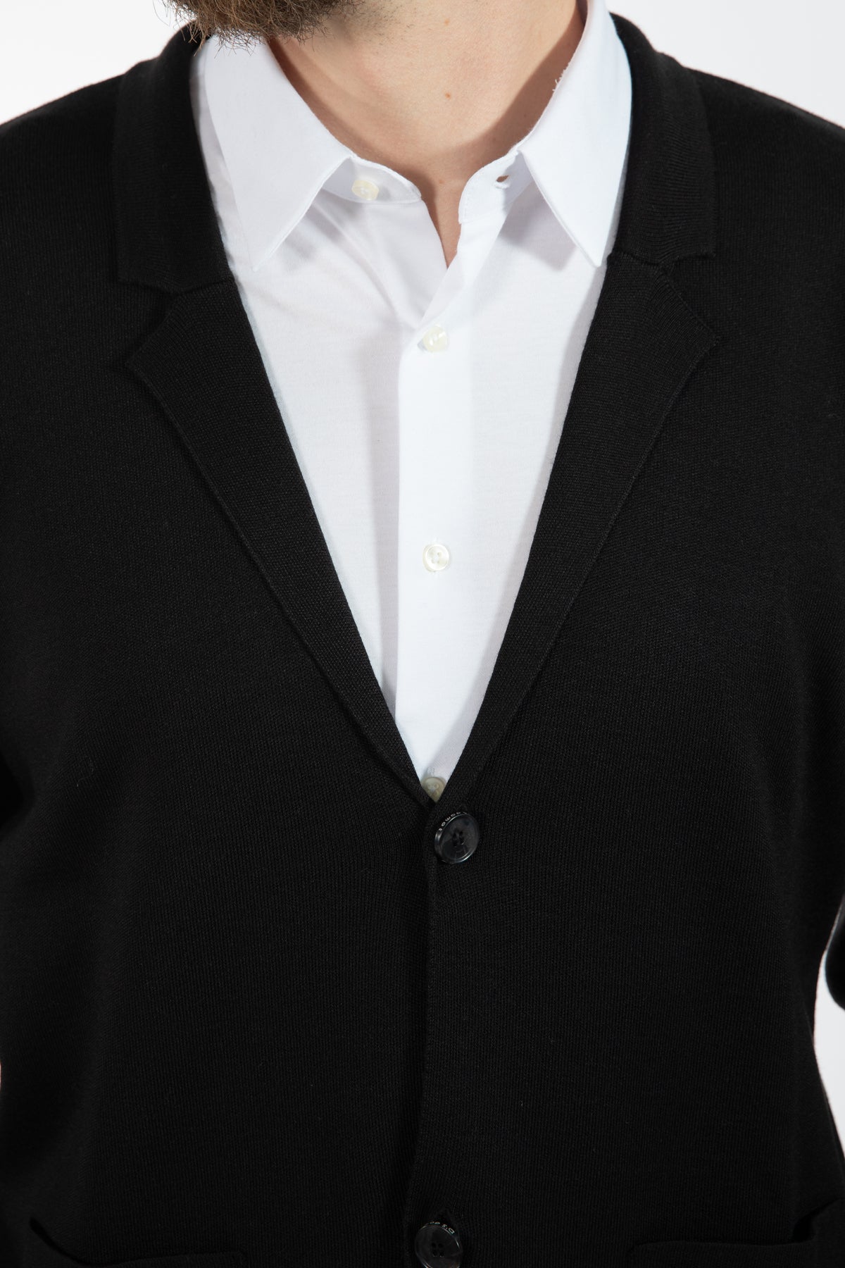 PULOVER REGULAR FIT D'S DAMAT  - Negru