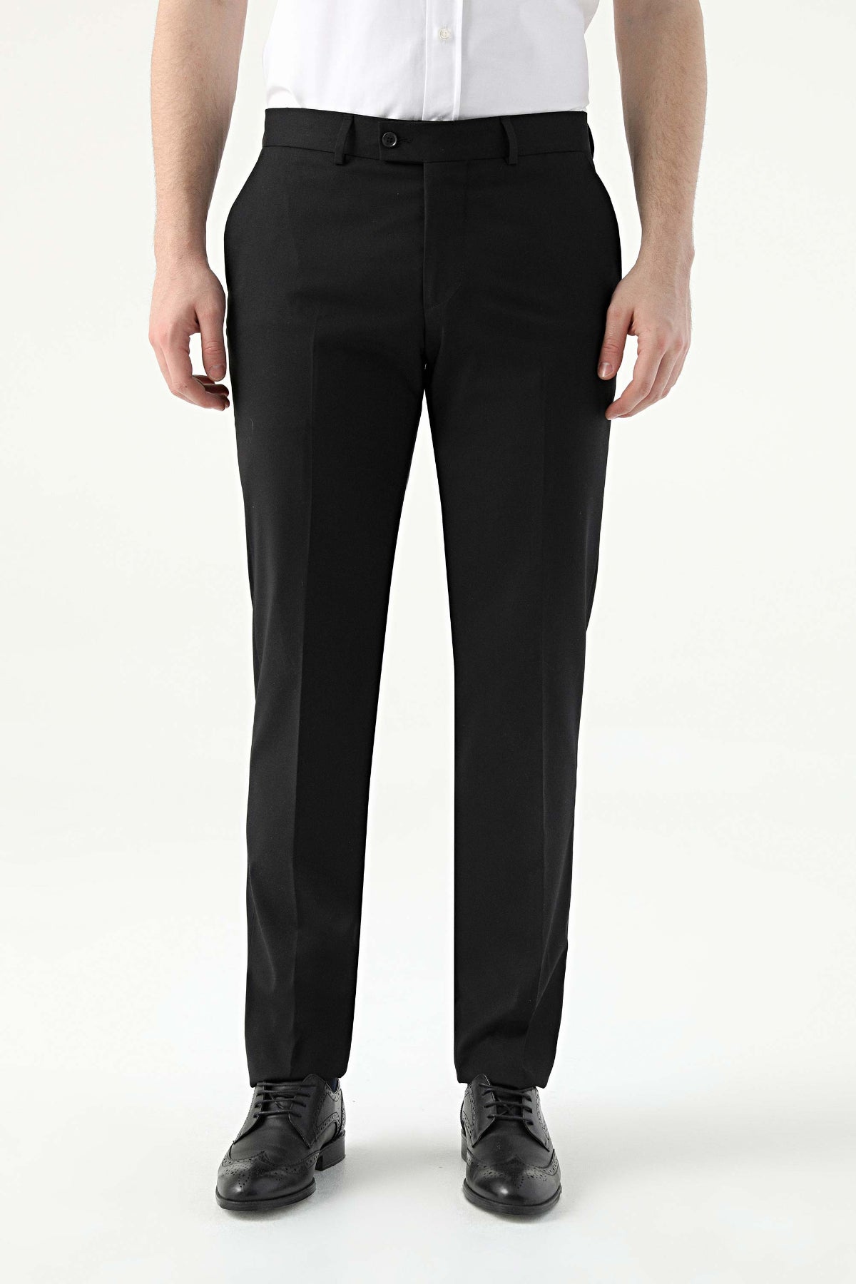 PANTALONI SLIM FIT D'S DAMAT  - Negru