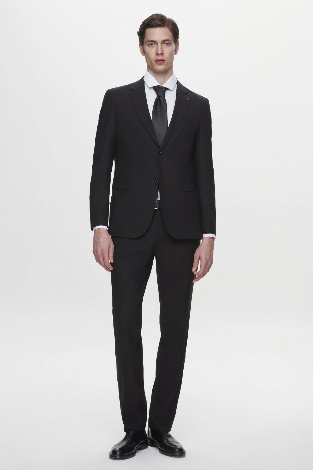 COSTUM  REGULAR FIT D'S DAMAT  - Negru