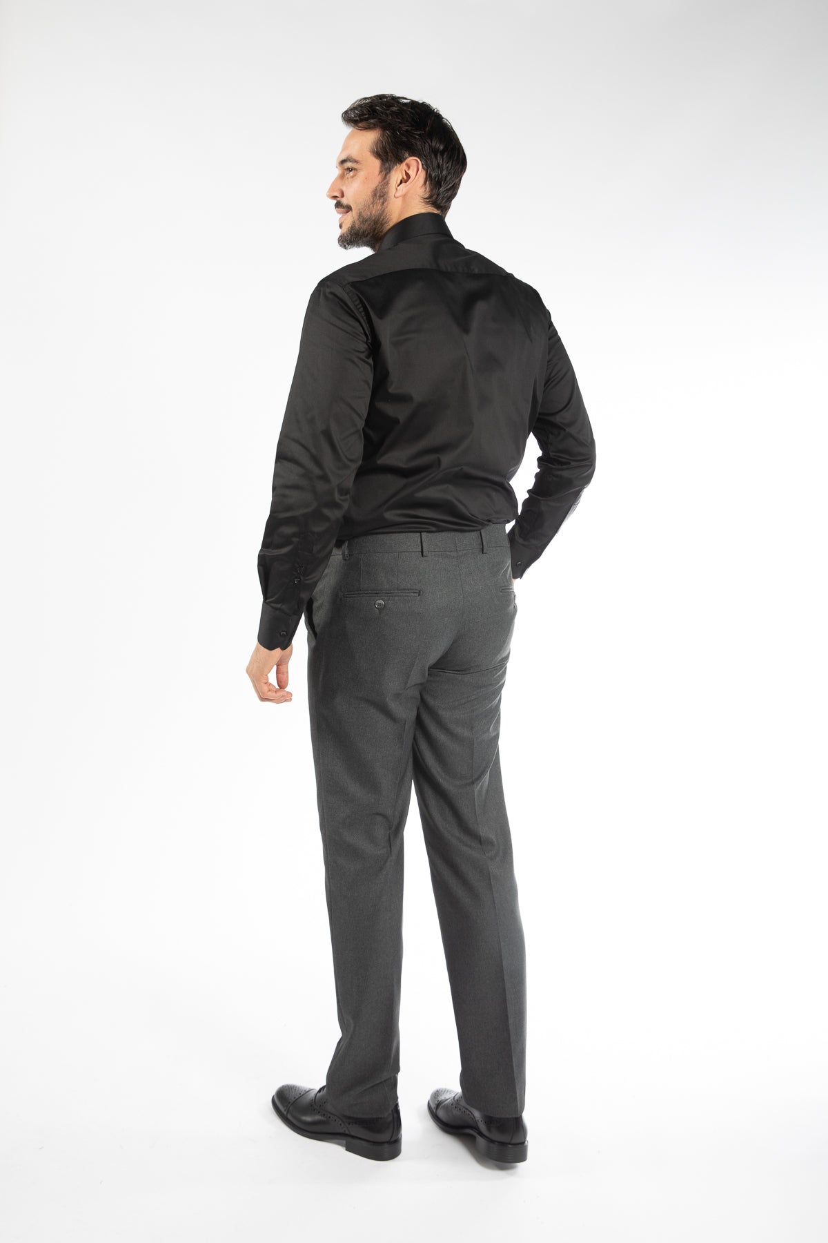 CAMASA D'S DAMAT REGULAR FIT  - Negru