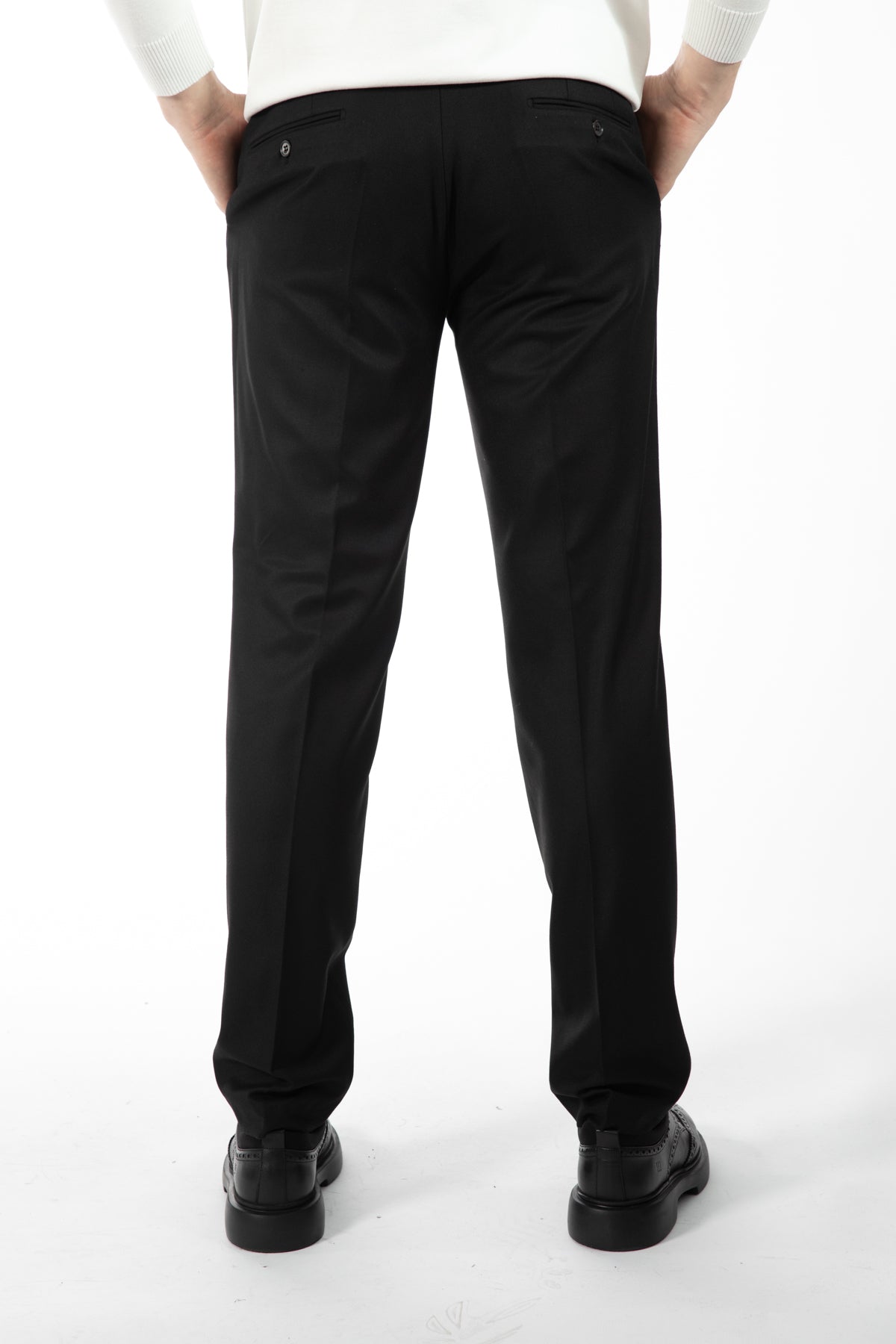 PANTALONI SLIM FIT D'S DAMAT  - Negru