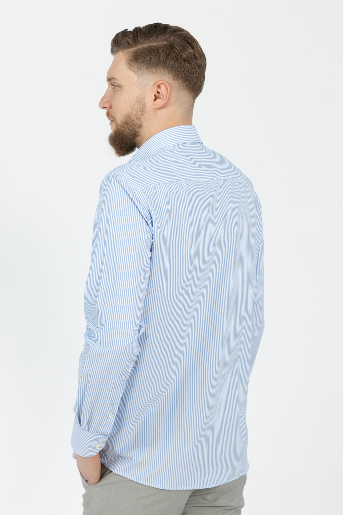 CAMASA REGULAR FIT D'S DAMAT  - Albastru