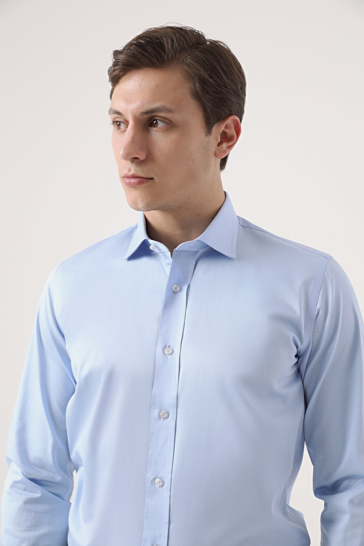 CAMASA CU BUTONI D'S DAMAT SLIM FIT  - Bleu