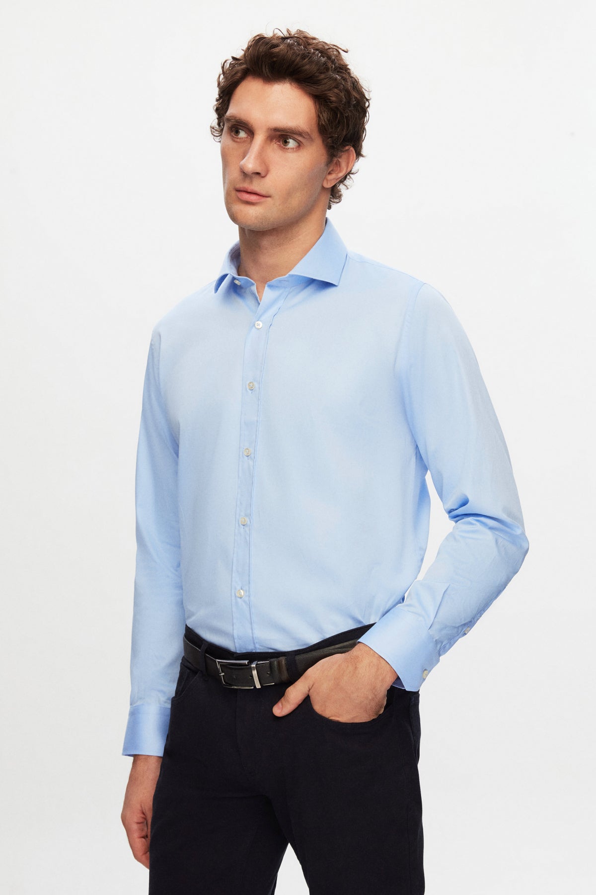 CAMASA  D'S DAMAT SLIM FIT  - Bleu