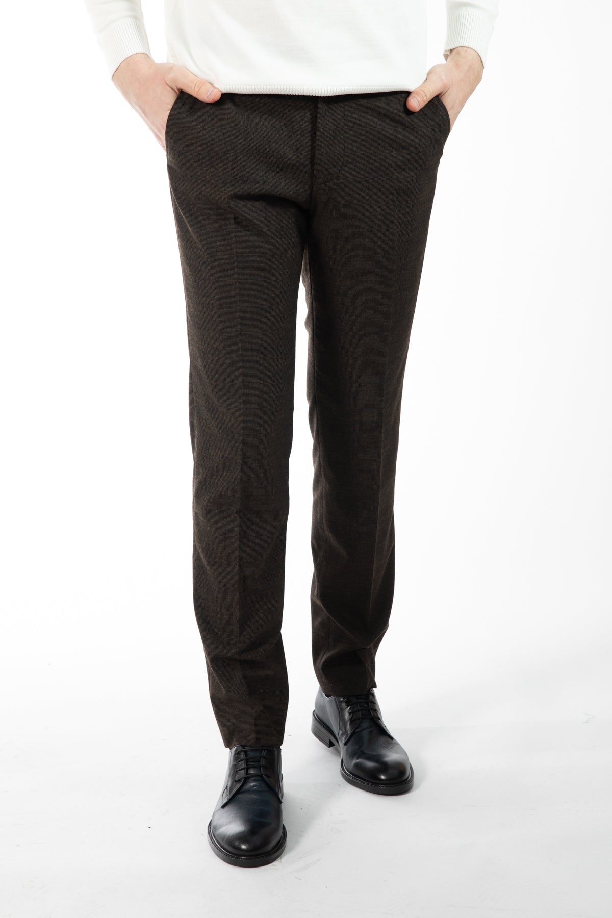 PANTALONI SLIM FIT D'S DAMAT  - Maro