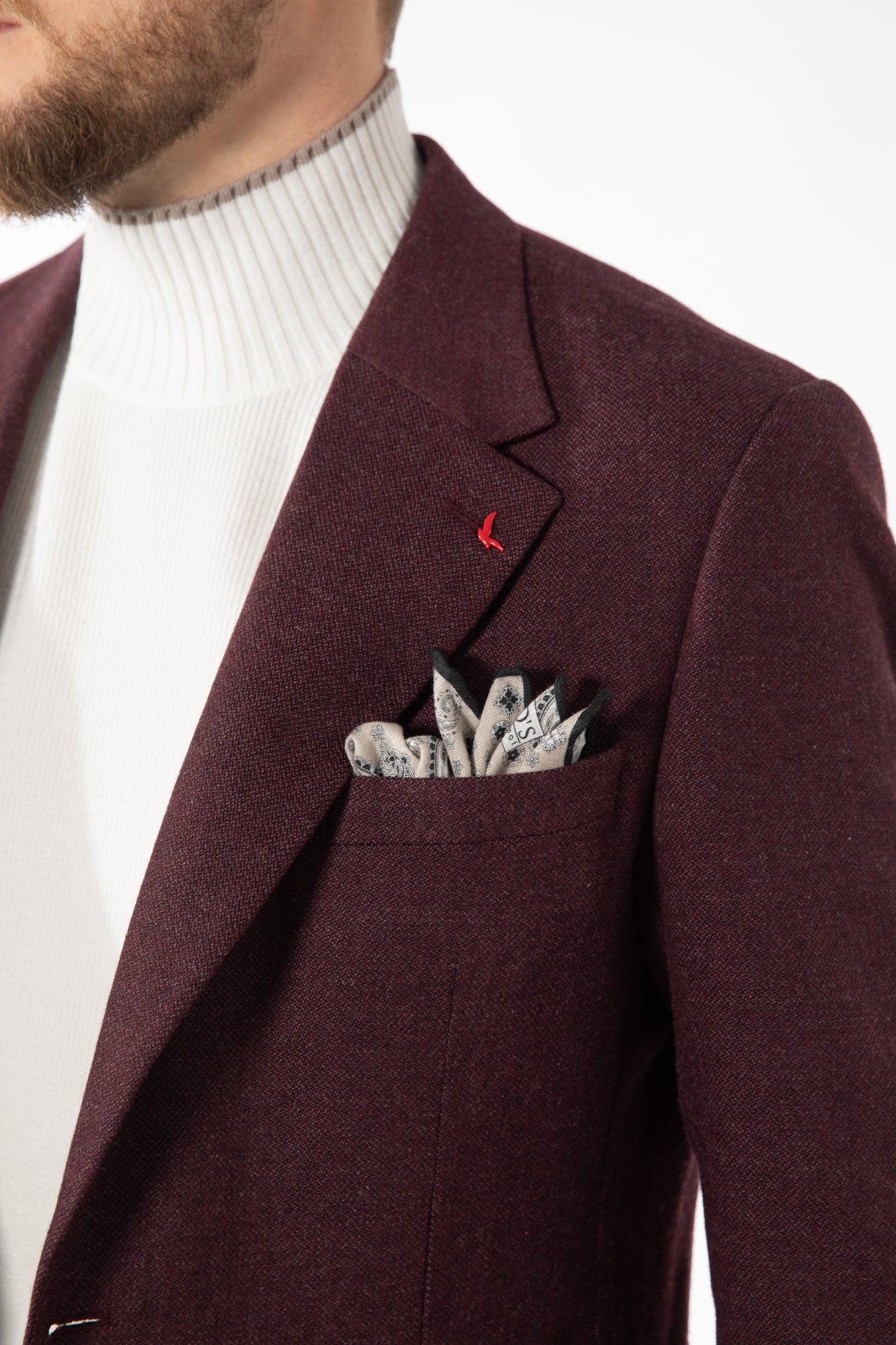 SACOU REGULAR FIT D'S DAMAT  - Burgund