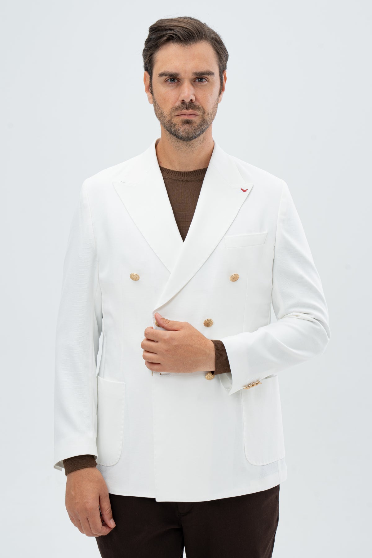 SACOU REGULAR FIT D'S DAMAT  - Ecru