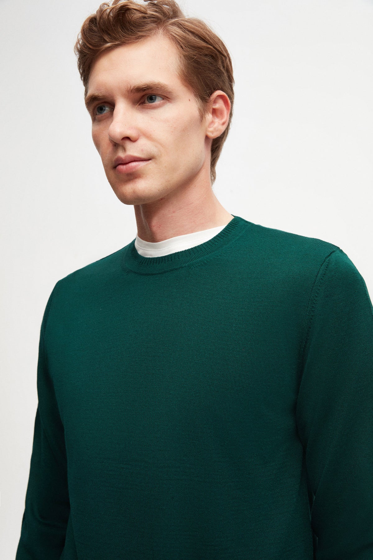 PULOVER REGULAR FIT D'S DAMAT  - Verde