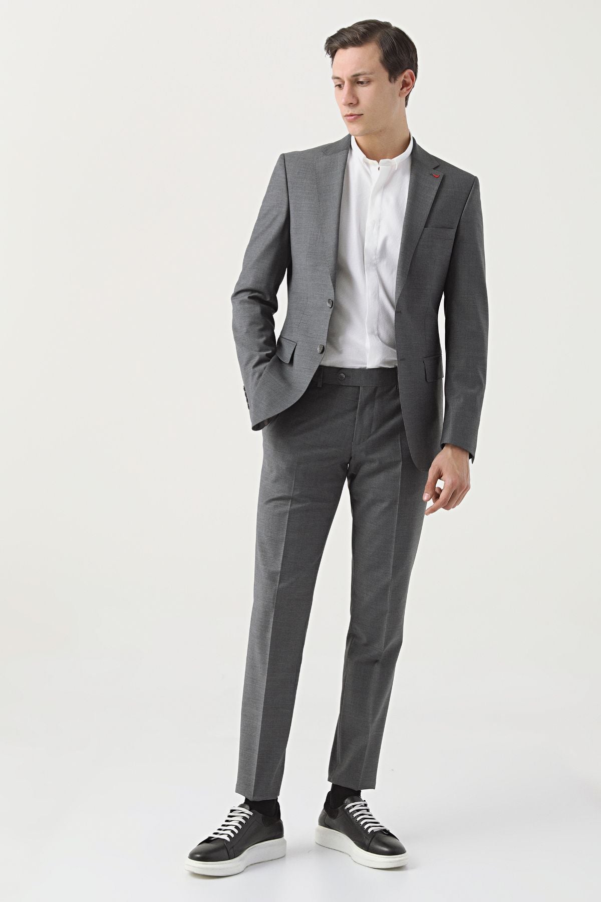 COSTUM D'S DAMAT DROP 8 (TALIE INALTA)  - Gri