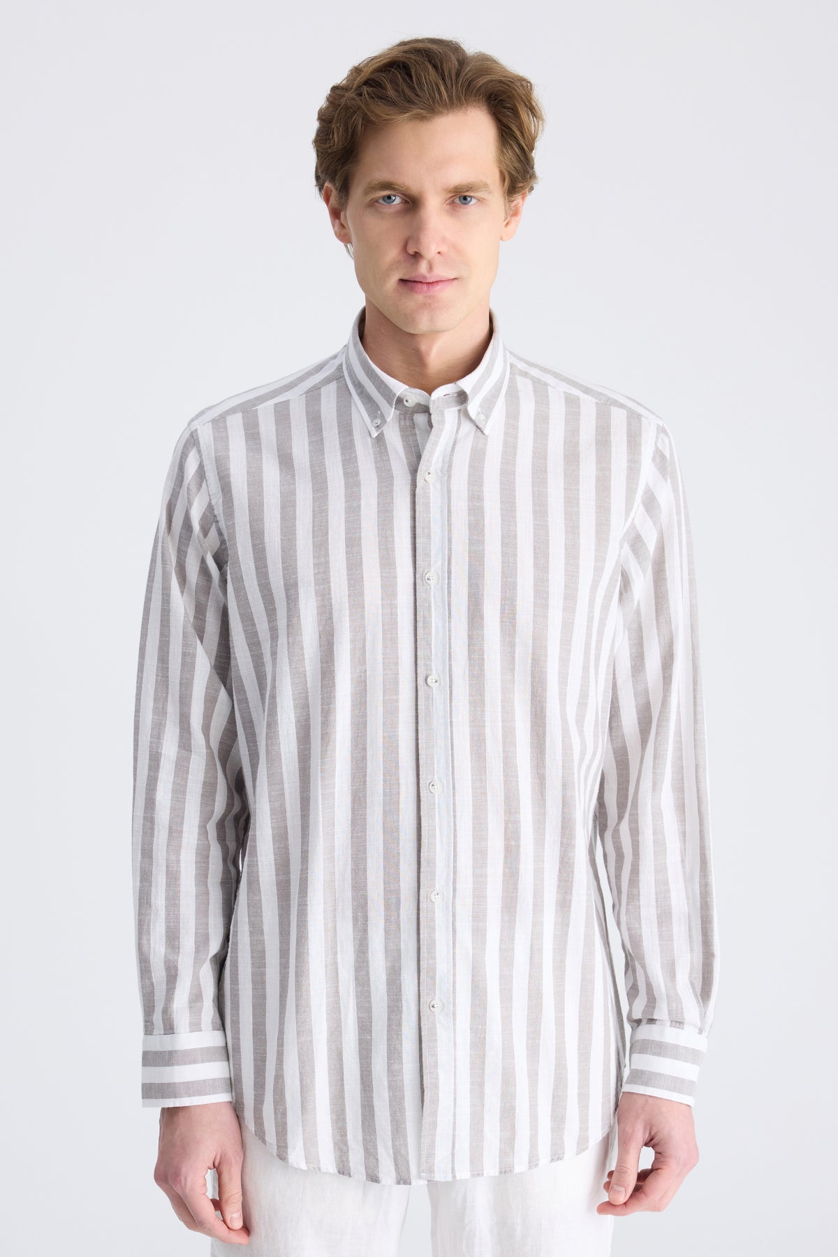 CAMASA CU DUNGI REGULAR FIT D'S DAMAT  - Gri