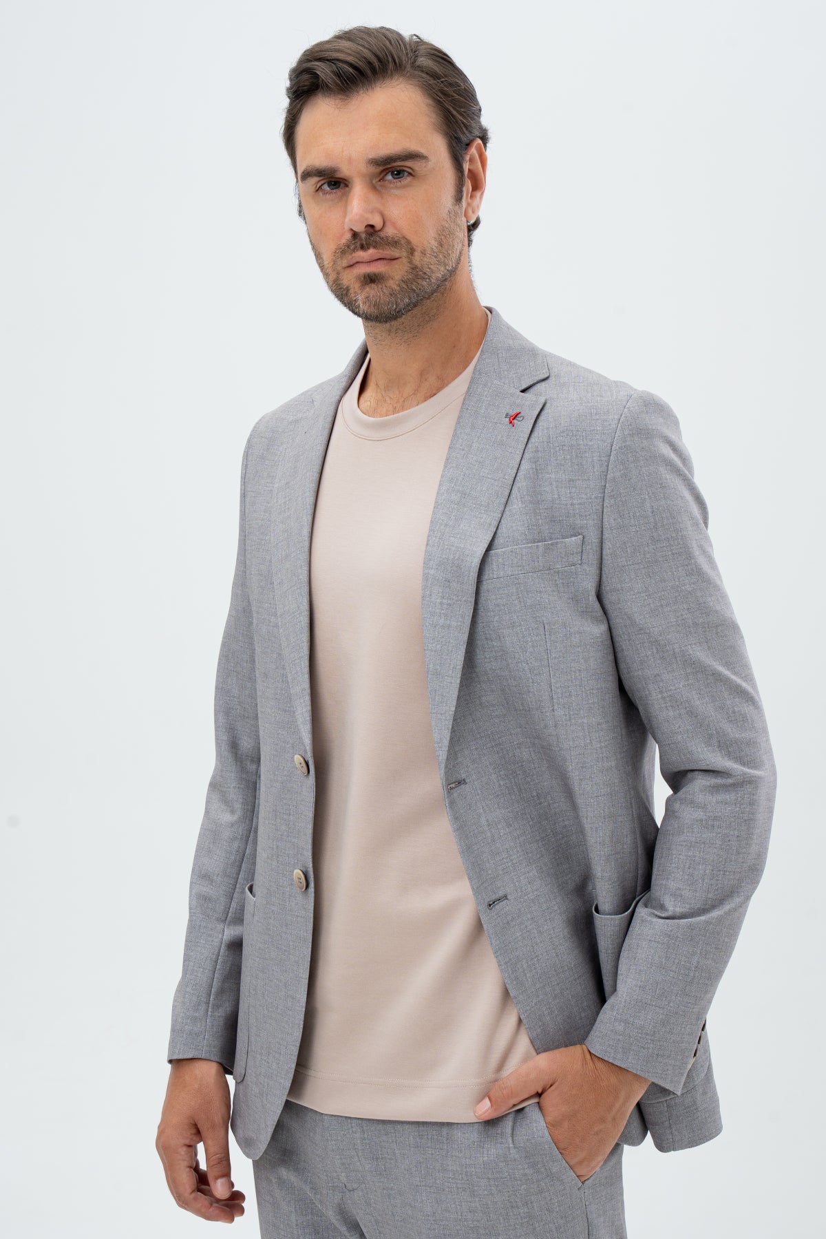 COSTUM SLIM FIT D'S DAMAT  - Gri