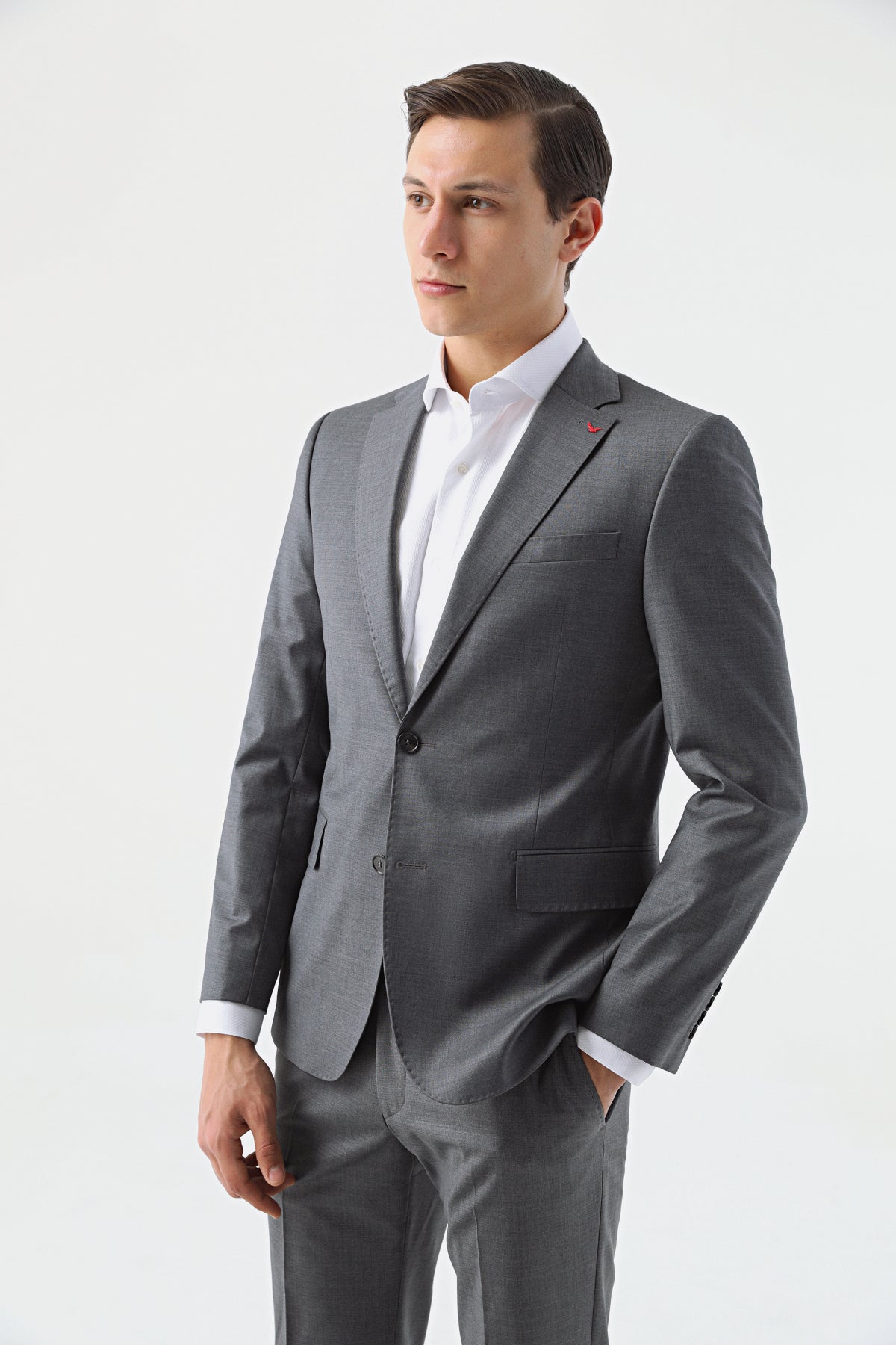 COSTUM D'S DAMAT SLIM FIT  - Gri