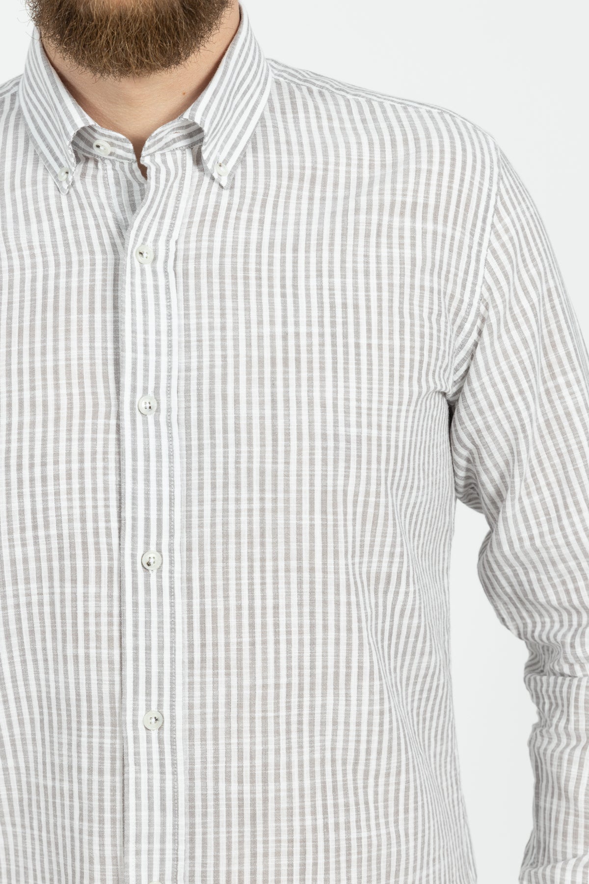 CAMASA CASUAL SLIM FIT D'S DAMAT  - Gri