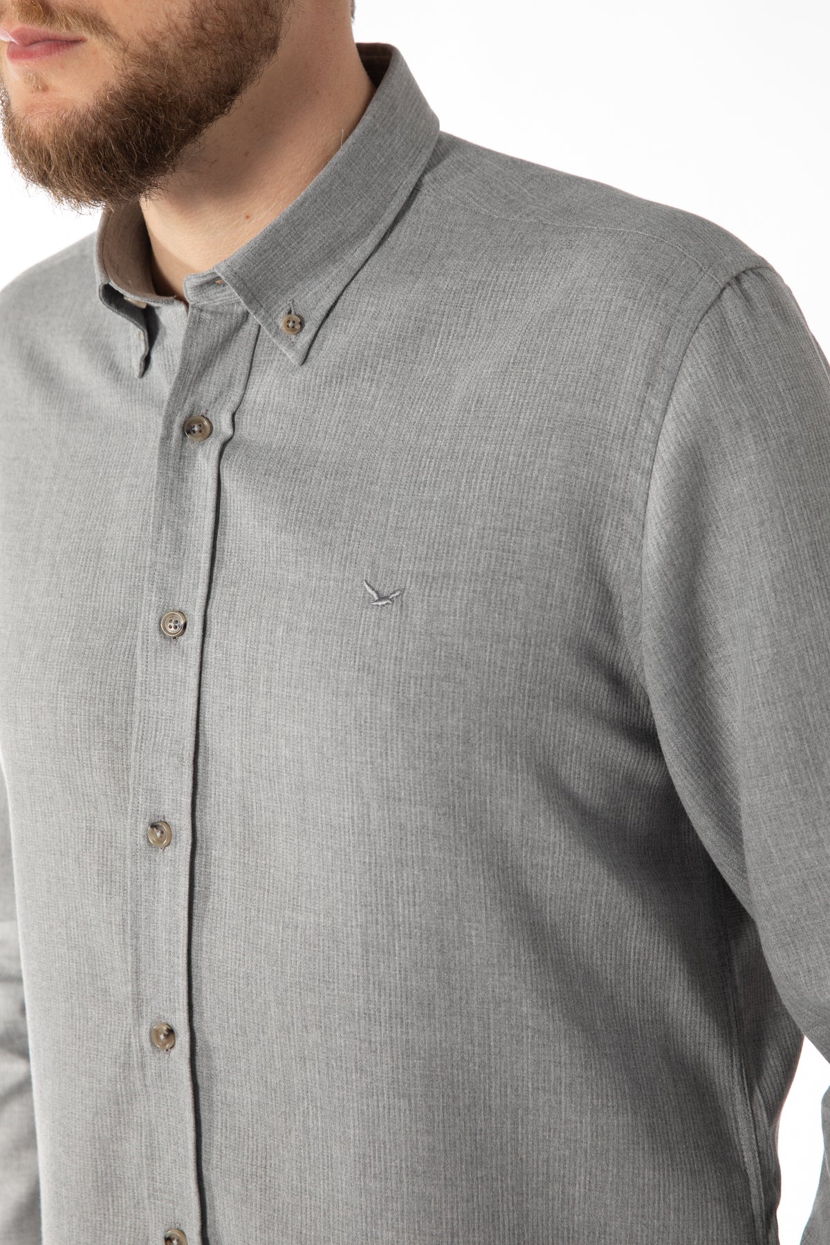 CAMASA CASUAL REGULAR FIT  D'S DAMAT  - Gri