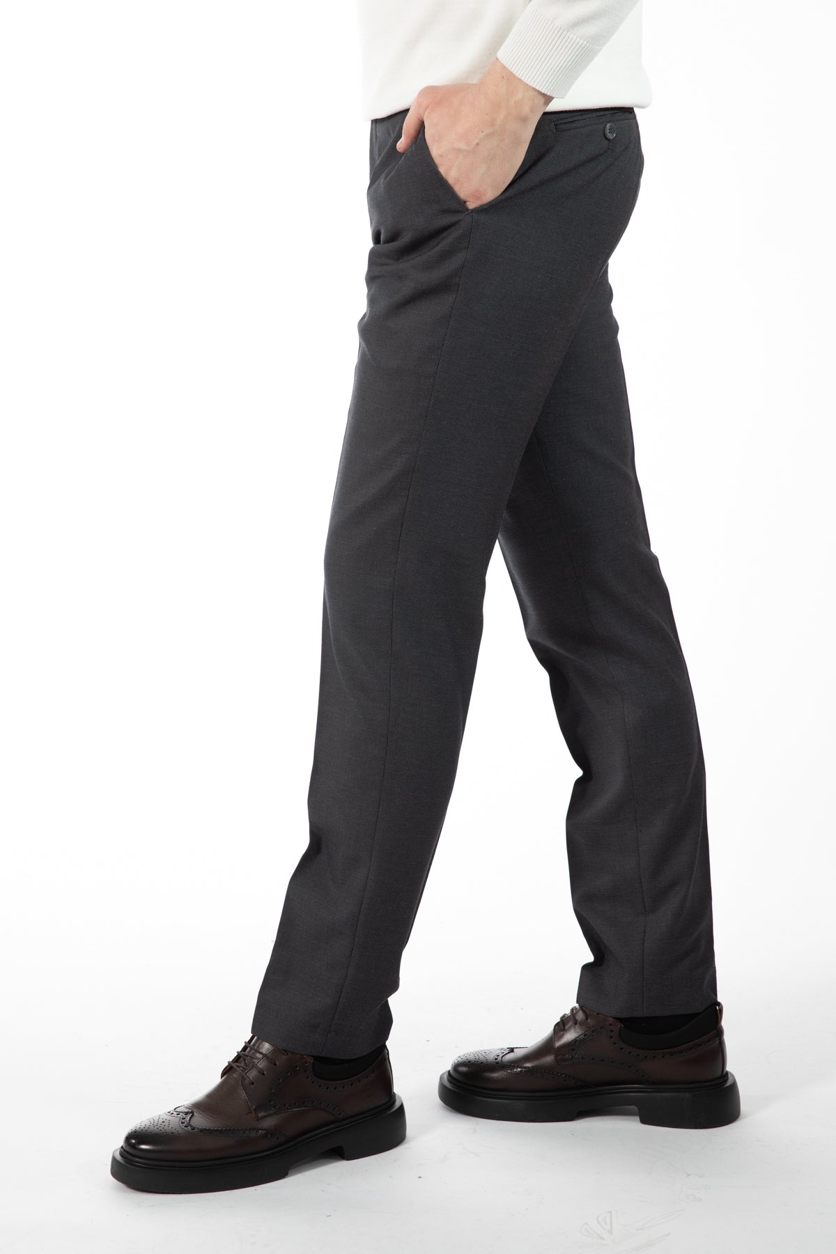 PANTALONI SLIM FIT D'S DAMAT  - Gri