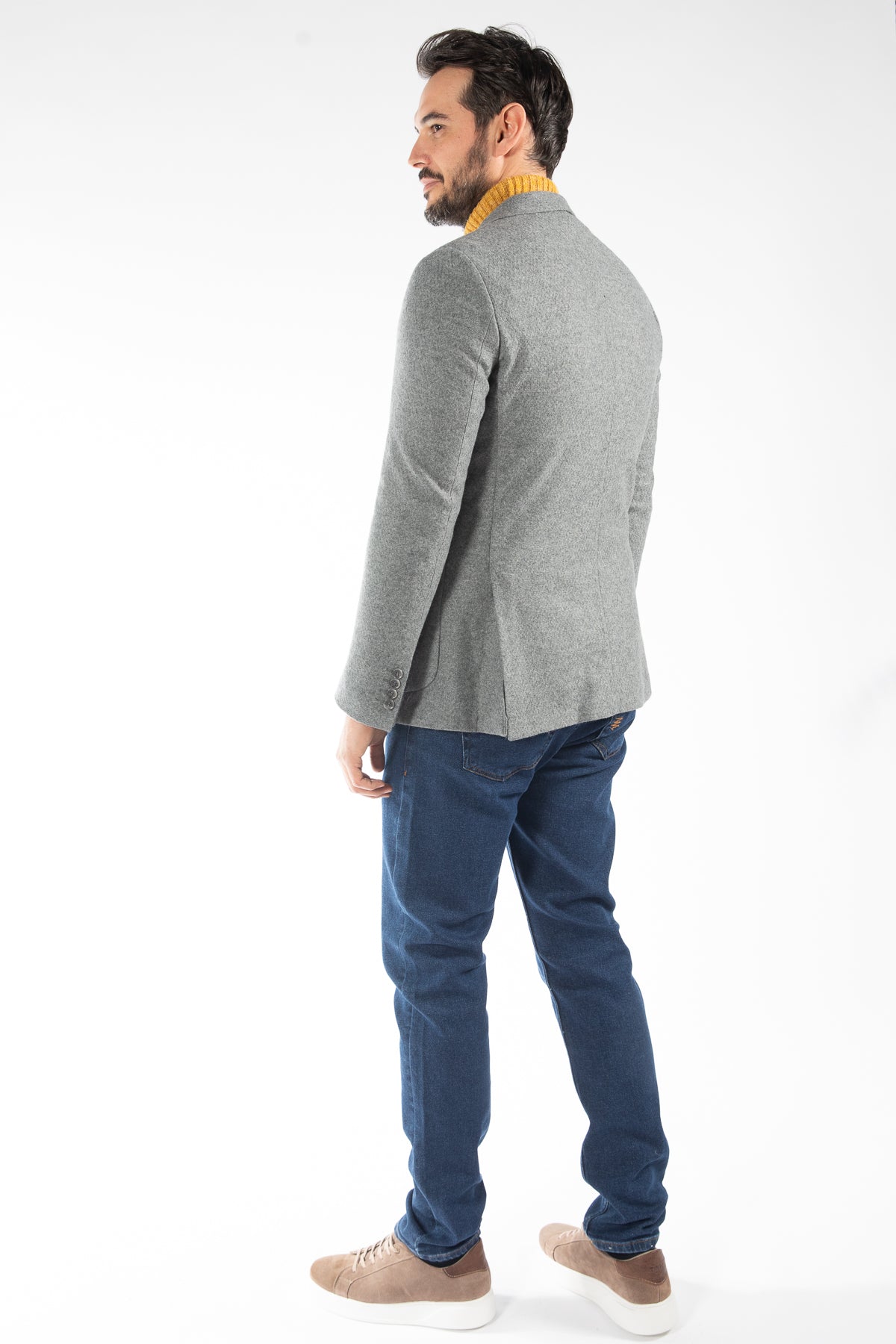 SACOU SLIM FIT D'S DAMAT  - Gri