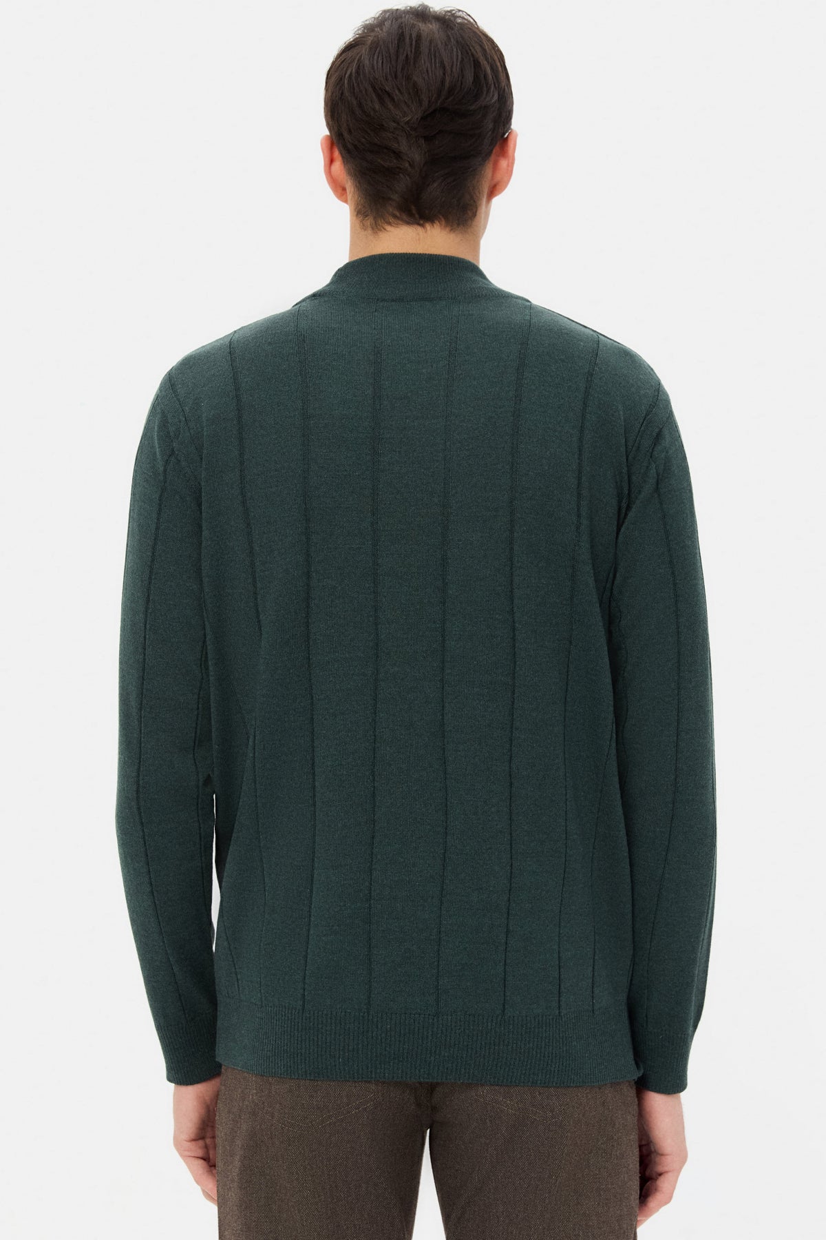 PULOVER REGULAR FIT D'S DAMAT  - Verde