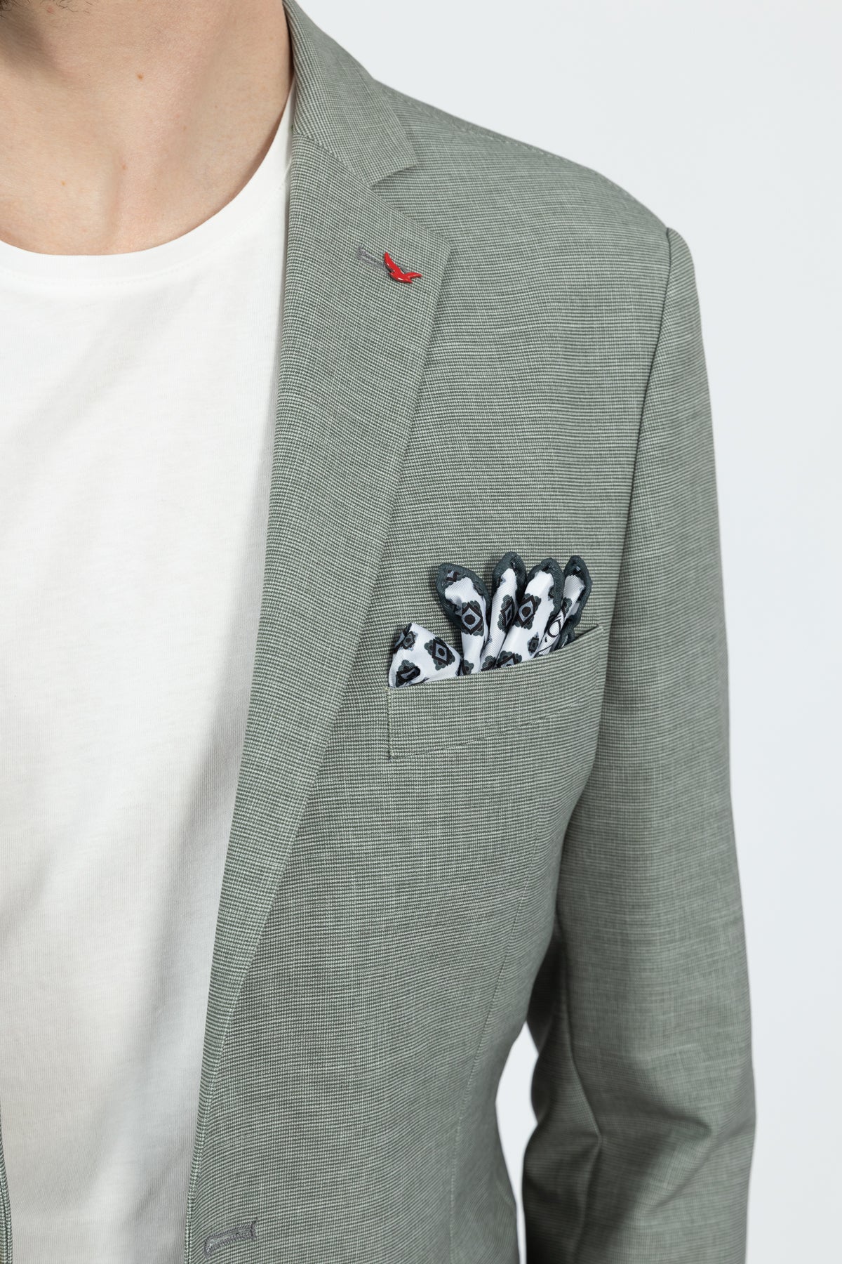 COSTUM CASUAL SLIM FIT D'S DAMAT  - Verde