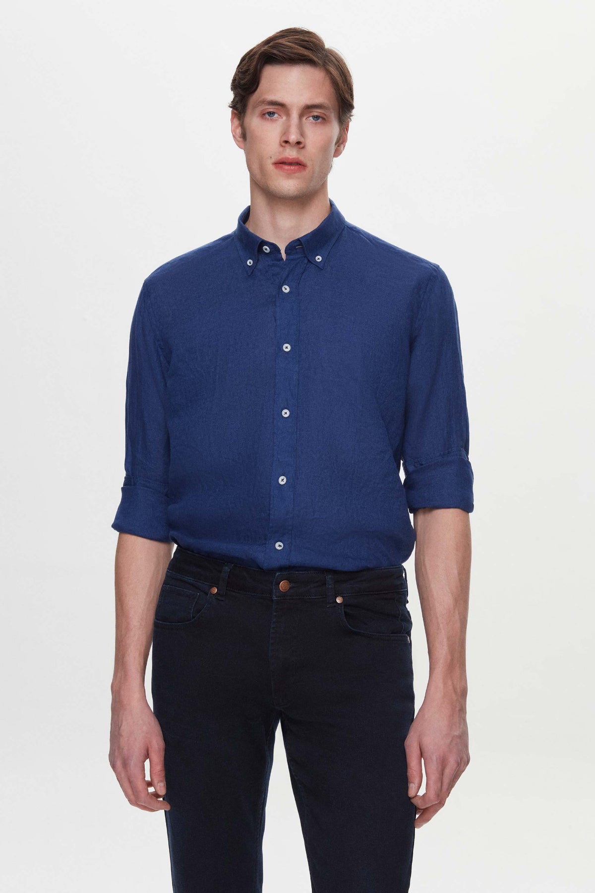 CAMASA REGULAR FIT D'S DAMAT  - Indigo