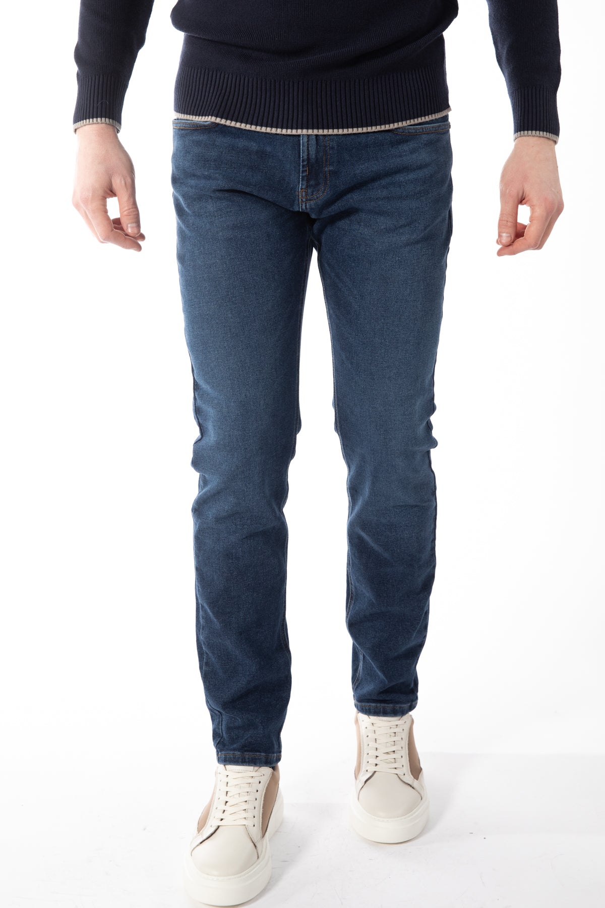 BLUGISTRI SLIM FIT D'S DAMAT  - Indigo