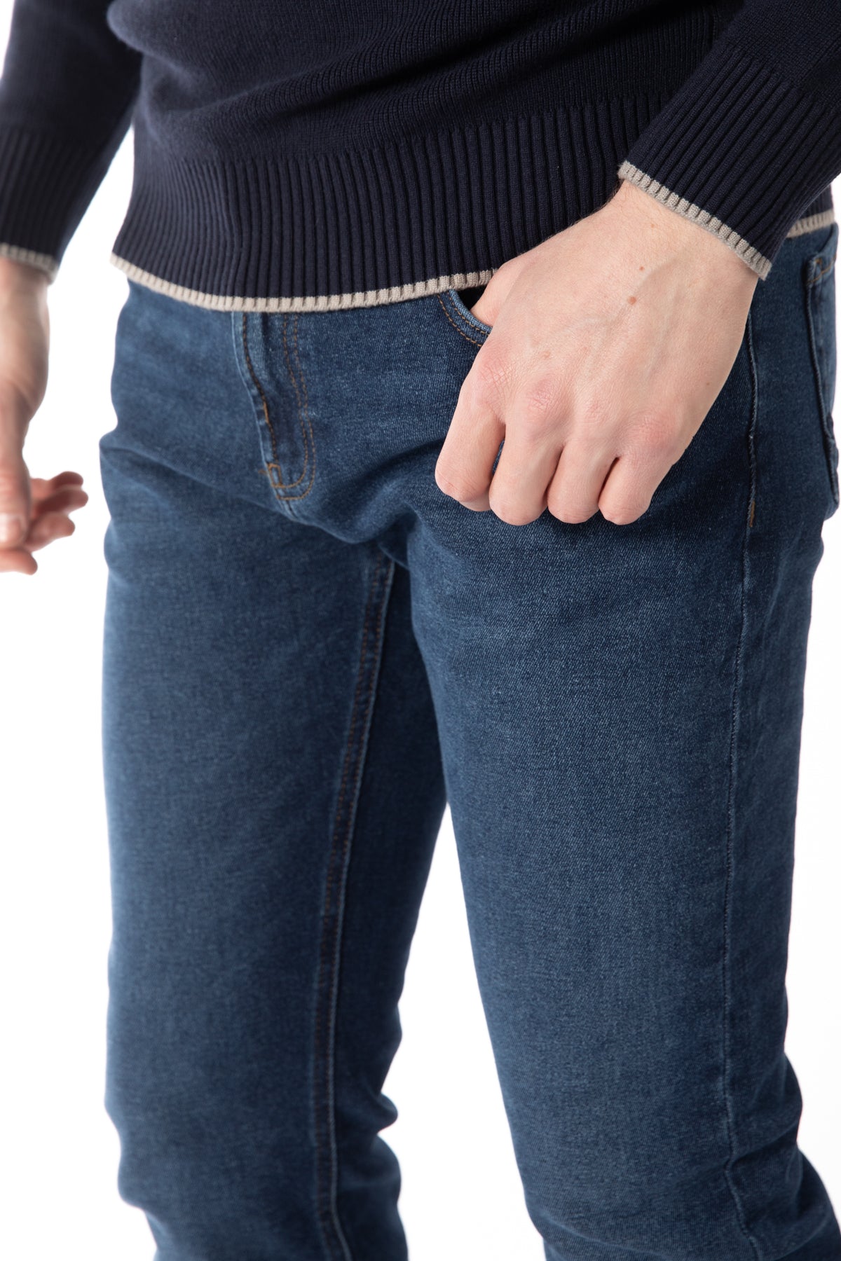 BLUGISTRI SLIM FIT D'S DAMAT  - Indigo