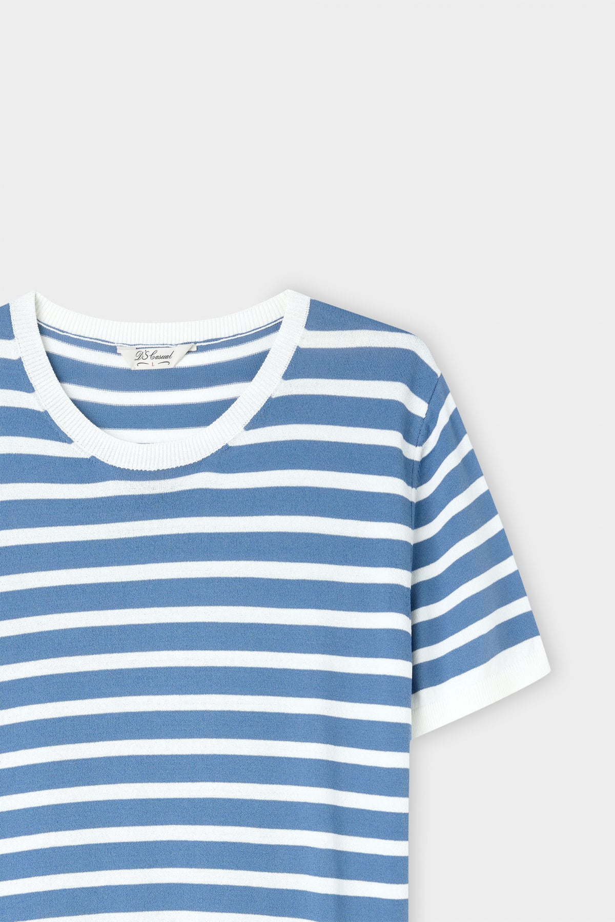 TRICOU SLIM FIT D'S DAMAT  - Albastru