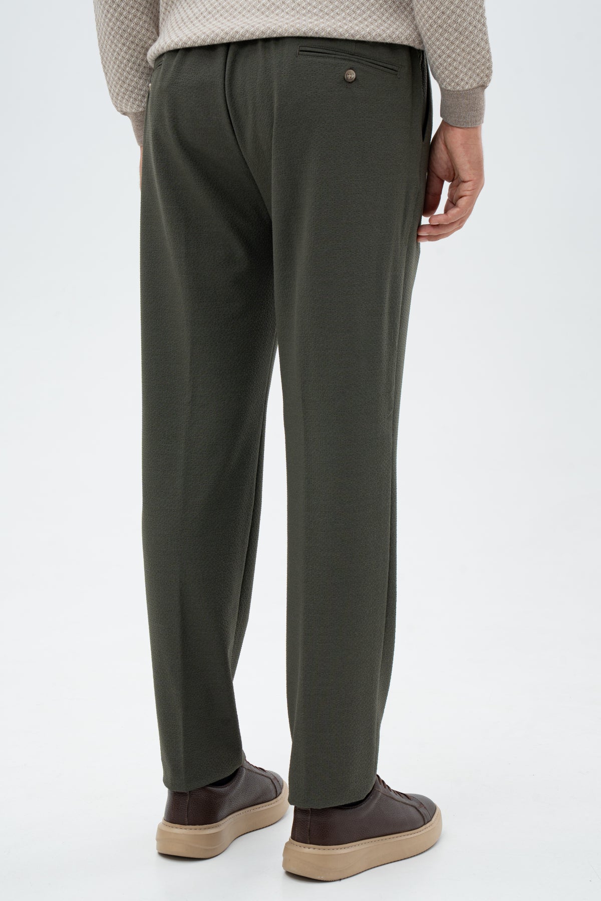 PANTALONI CASUAL JOGGER D'S DAMAT  - Kaki