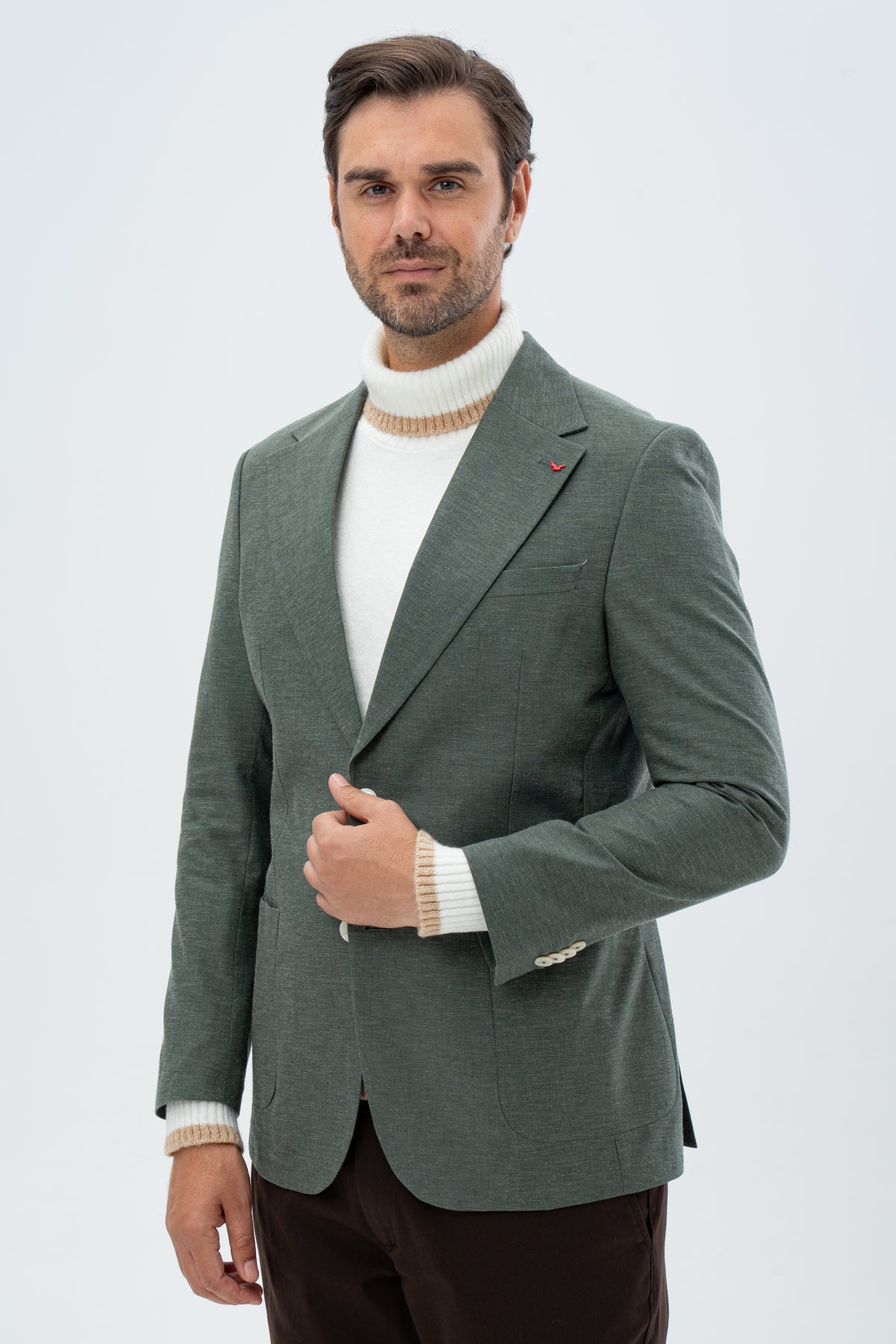 SACOU SLIM FIT D'S DAMAT  - Kaki