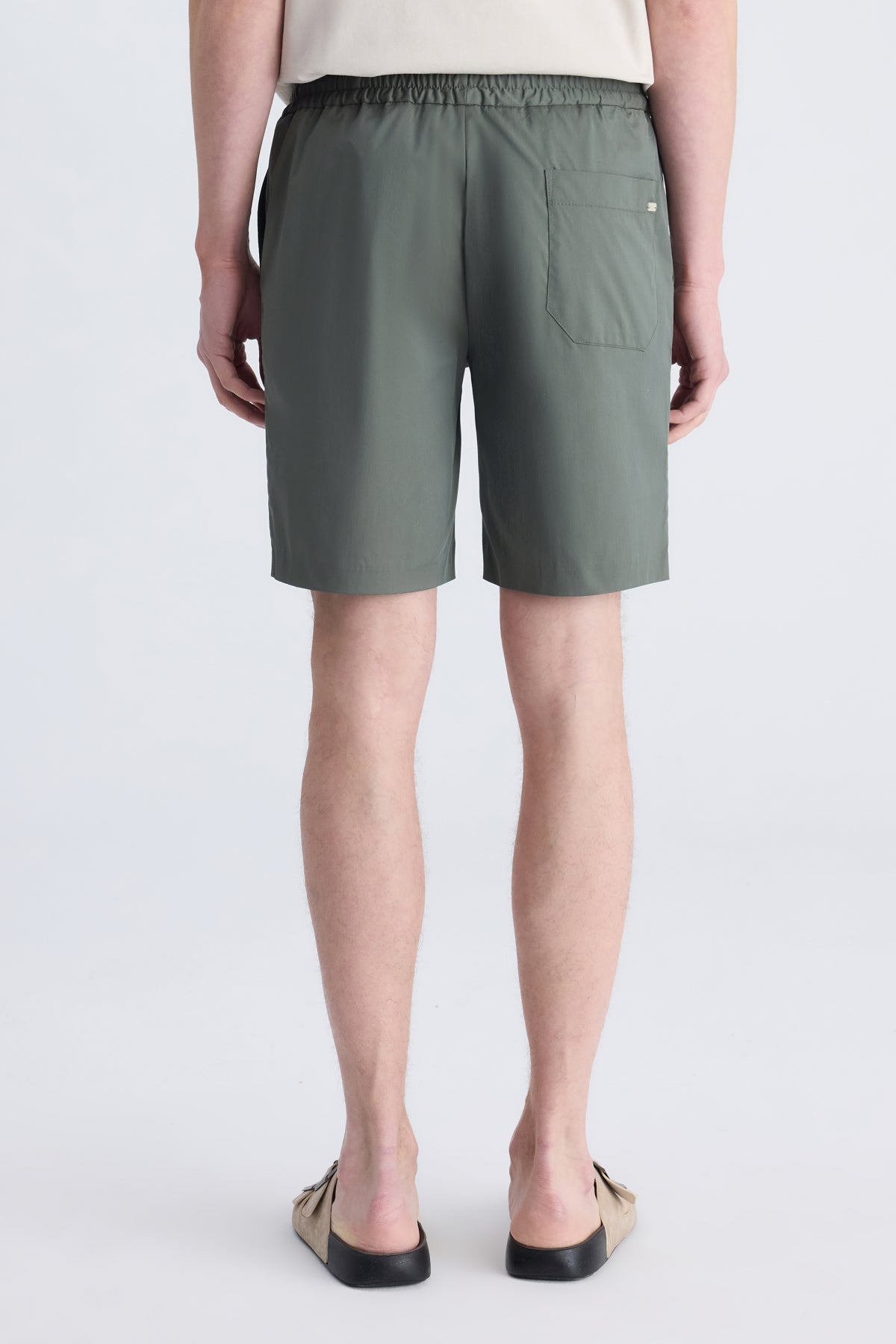 PANTALONI SCURTI REGULAR FIT D'S DAMAT  - Kaki