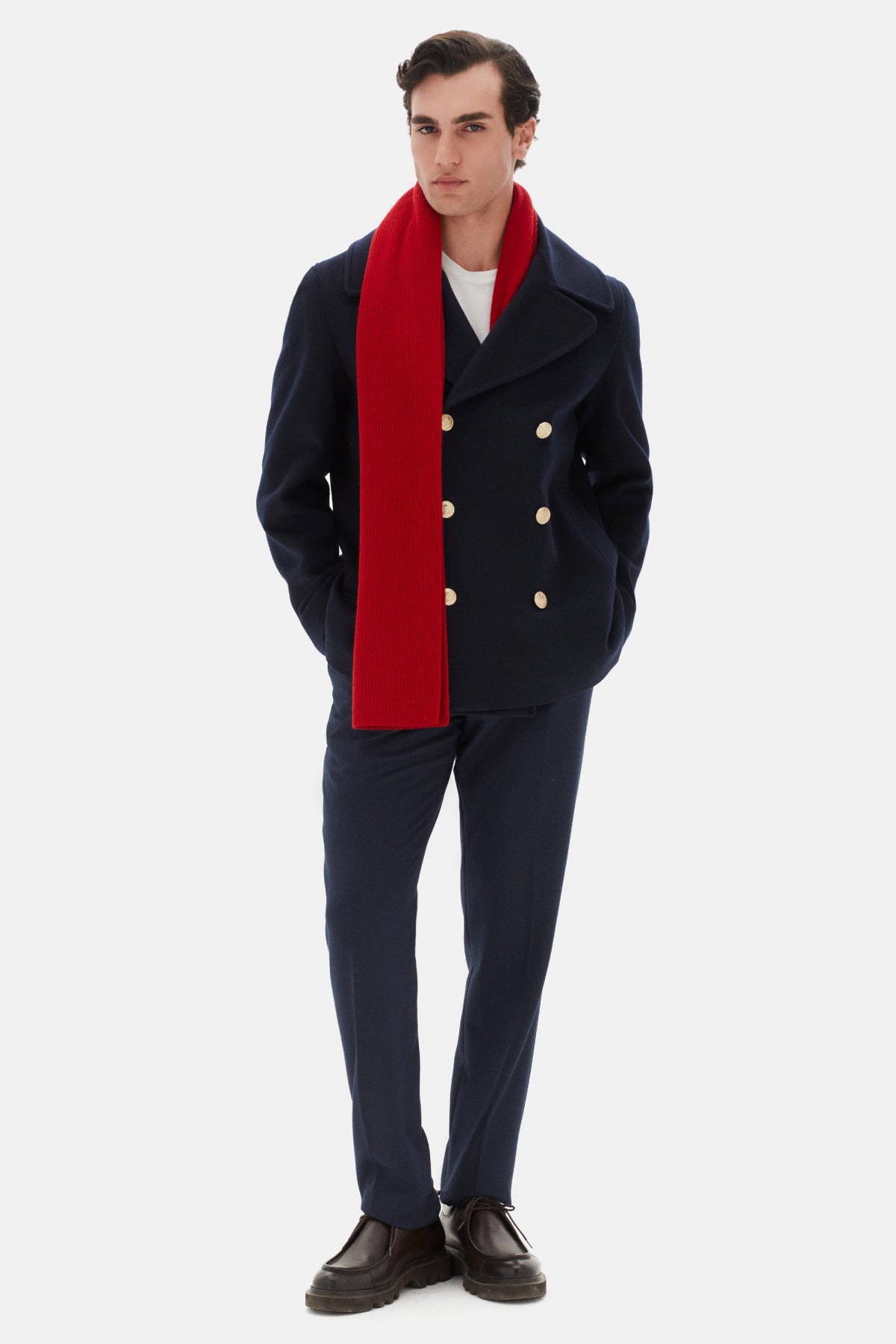 PALTON SLIM FIT D'S DAMAT  - Bleumarin