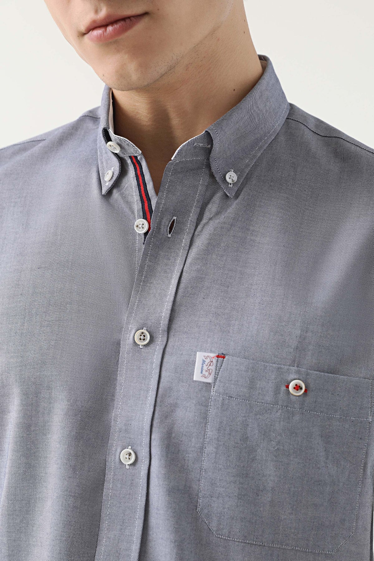 CAMASA CASUAL SLIM FIT D'S DAMAT  - Bleumarin