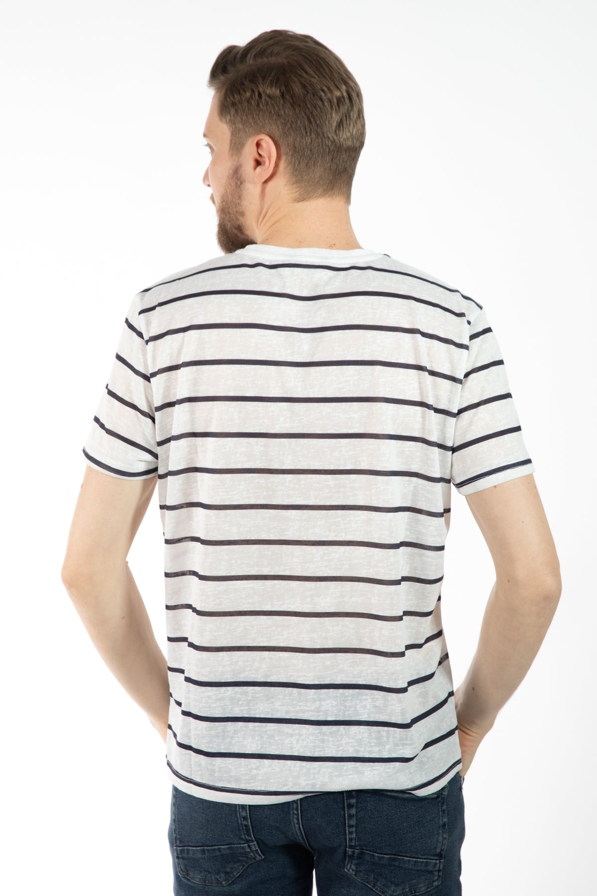 TRICOU REGULAR FIT D'S DAMAT  - Bleumarin