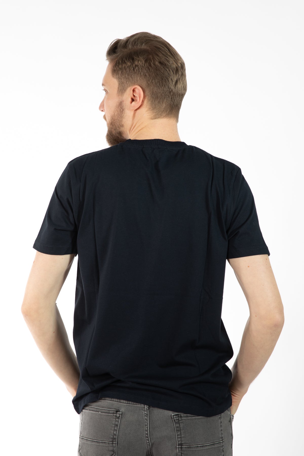 TRICOU REGULAR FIT D'S DAMAT  - Bleumarin