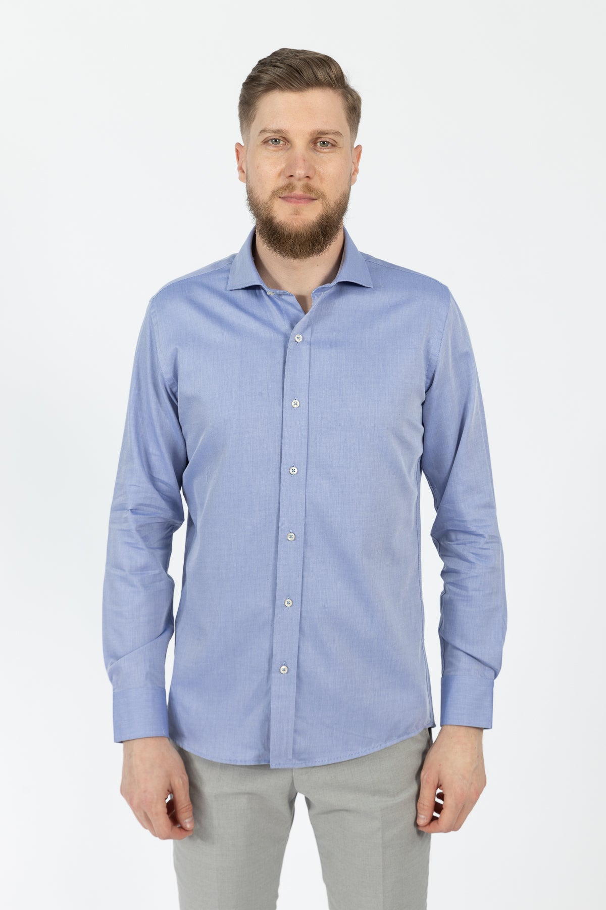CAMASA SLIM FIT D'S DAMAT  - Bleumarin