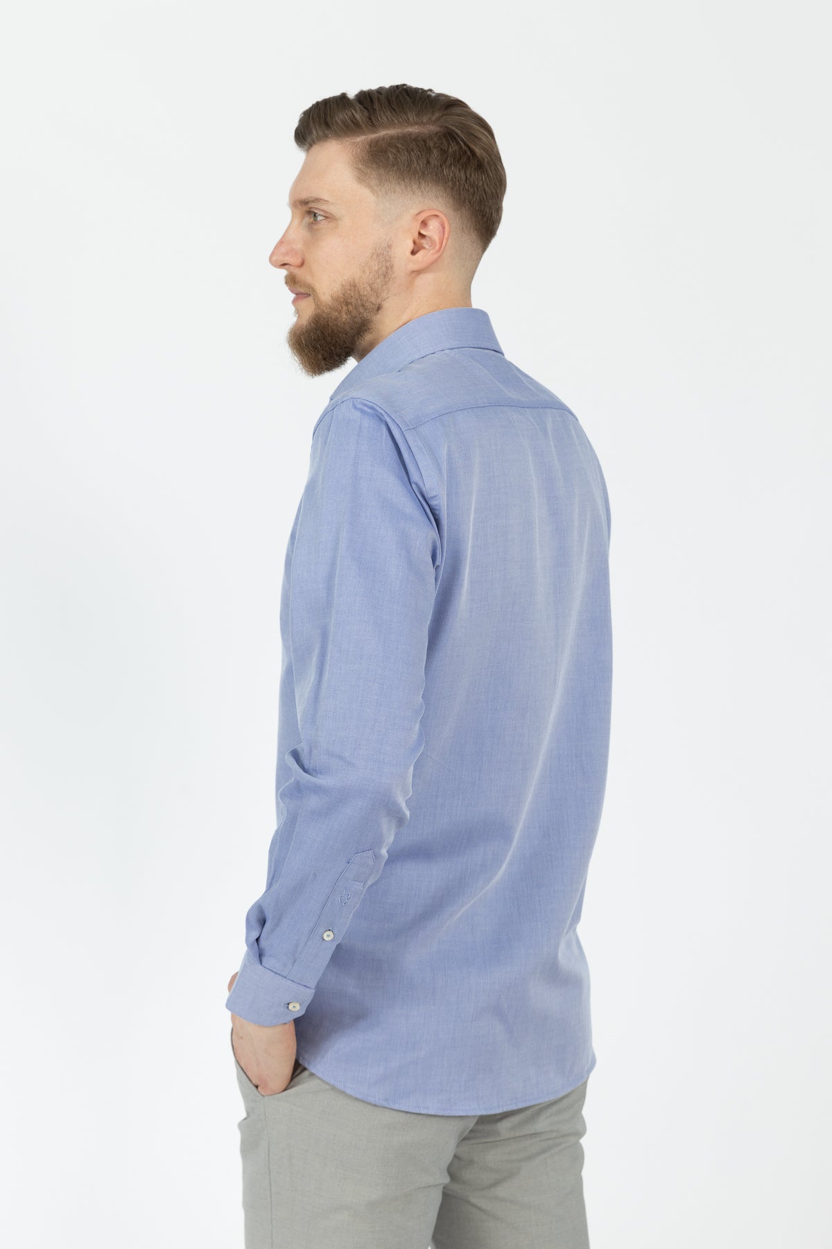 CAMASA SLIM FIT D'S DAMAT  - Bleumarin