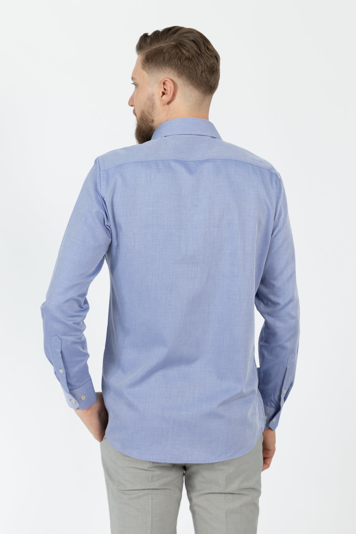 CAMASA SLIM FIT D'S DAMAT  - Bleumarin