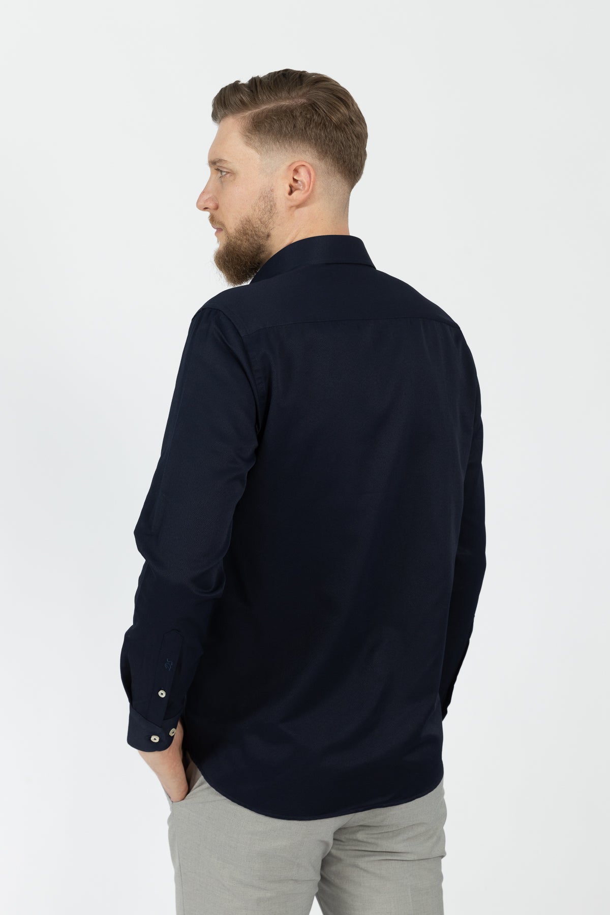 CAMASA REGULAR FIT D'S DAMAT  - Bleumarin