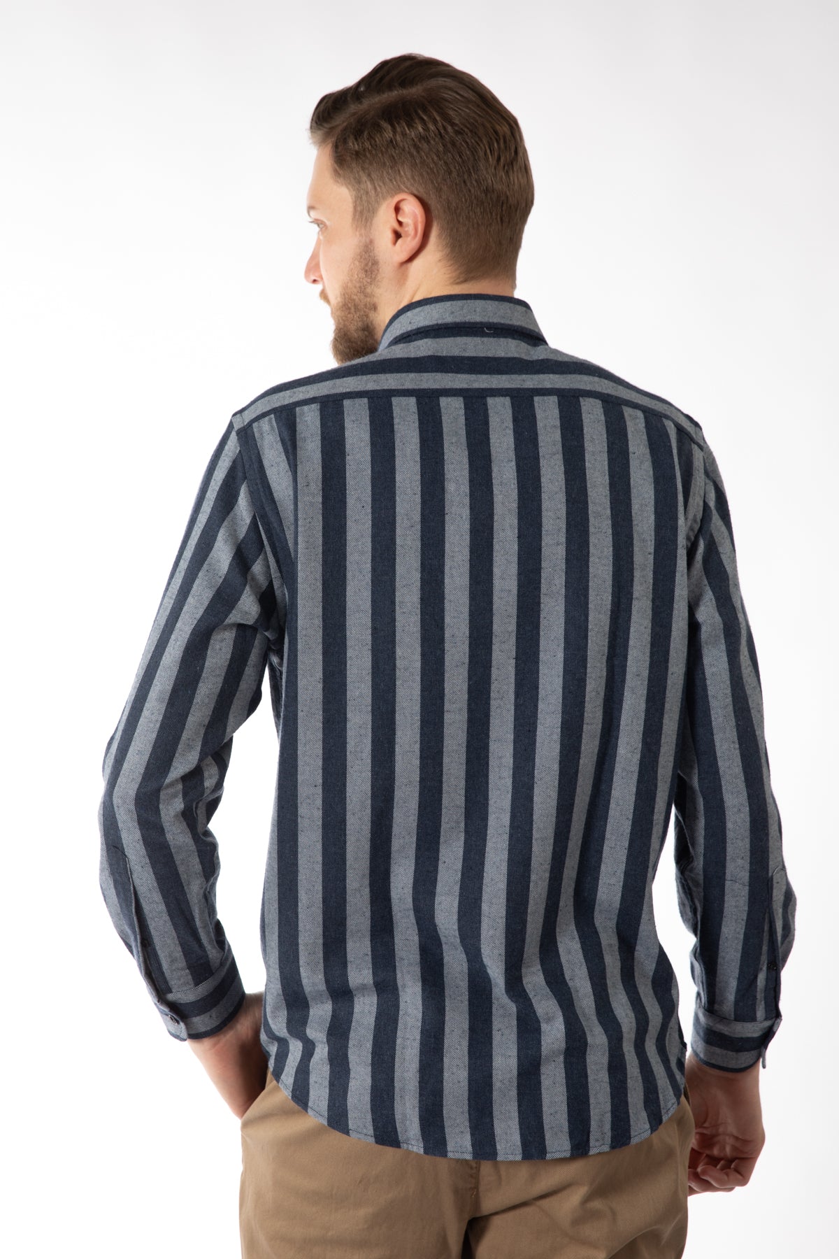 CAMASA CASUAL  REGULAR FIT  D'S DAMAT  - Bleumarin