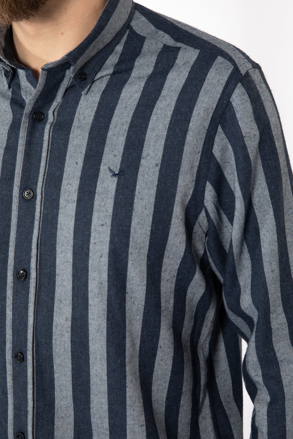 CAMASA CASUAL  REGULAR FIT  D'S DAMAT  - Bleumarin