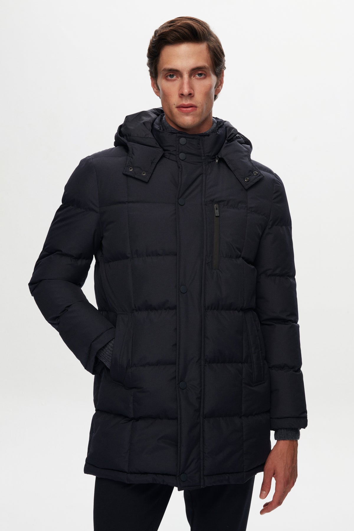 GEACA REGULAR FIT D'S DAMAT  - Bleumarin