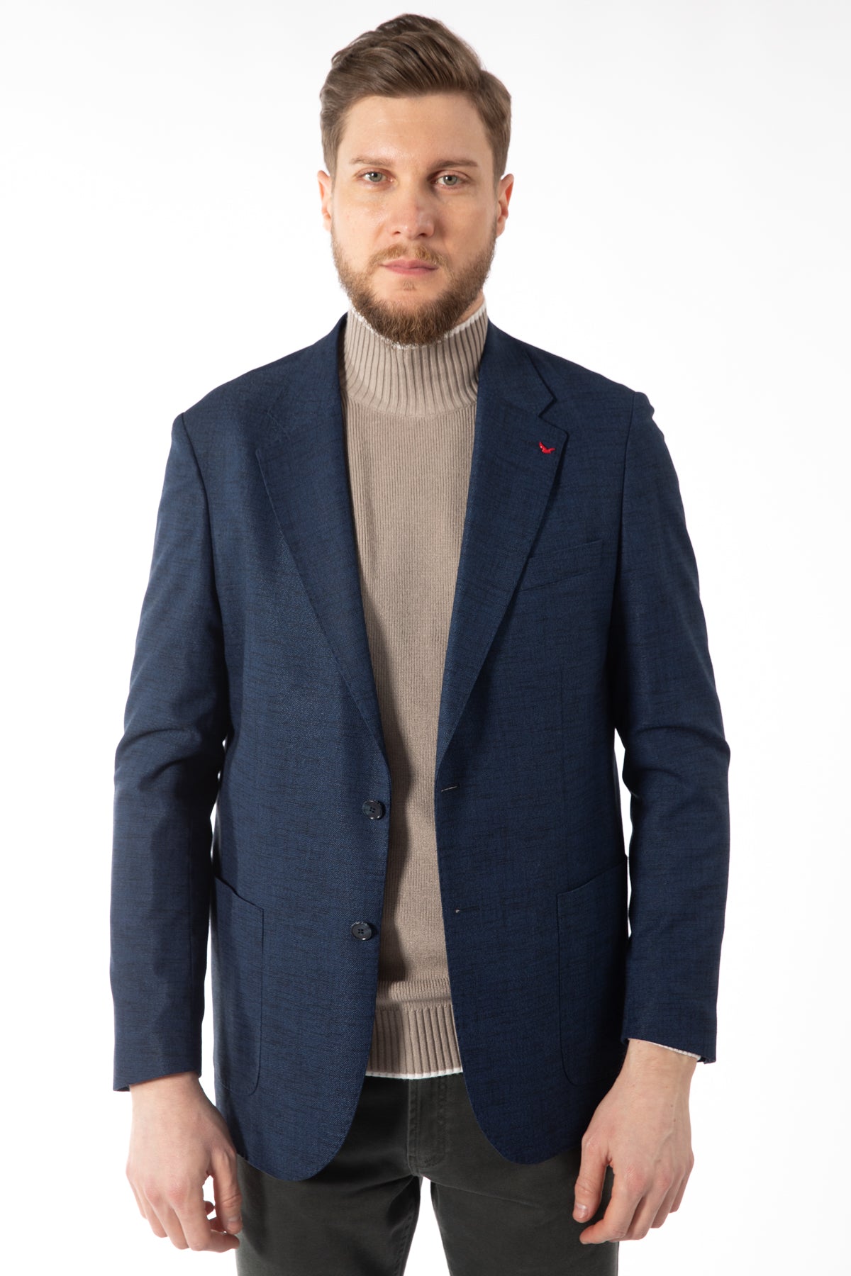 SACOU REGULAR FIT D'S DAMAT  - Bleumarin
