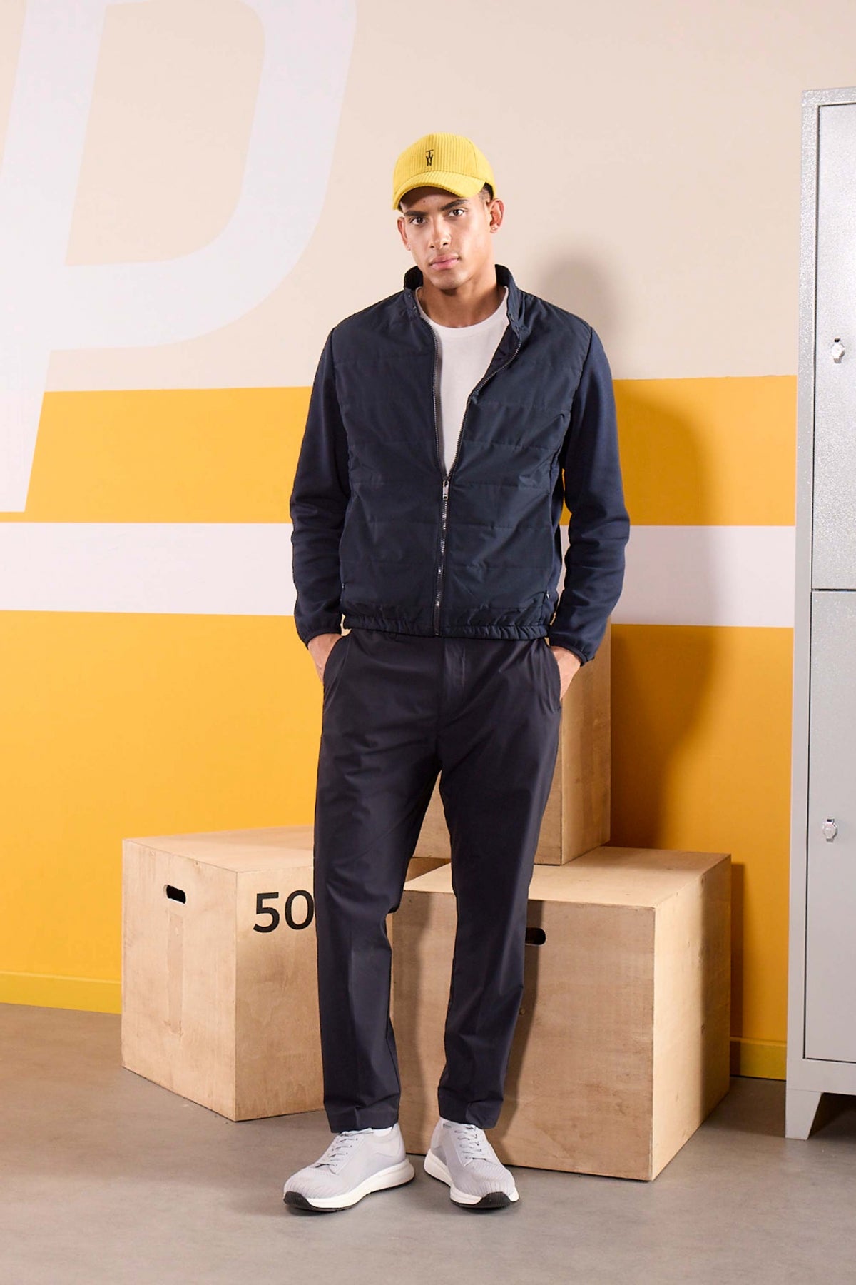 PANTALONI JOGGER D'S DAMAT  - Bleumarin